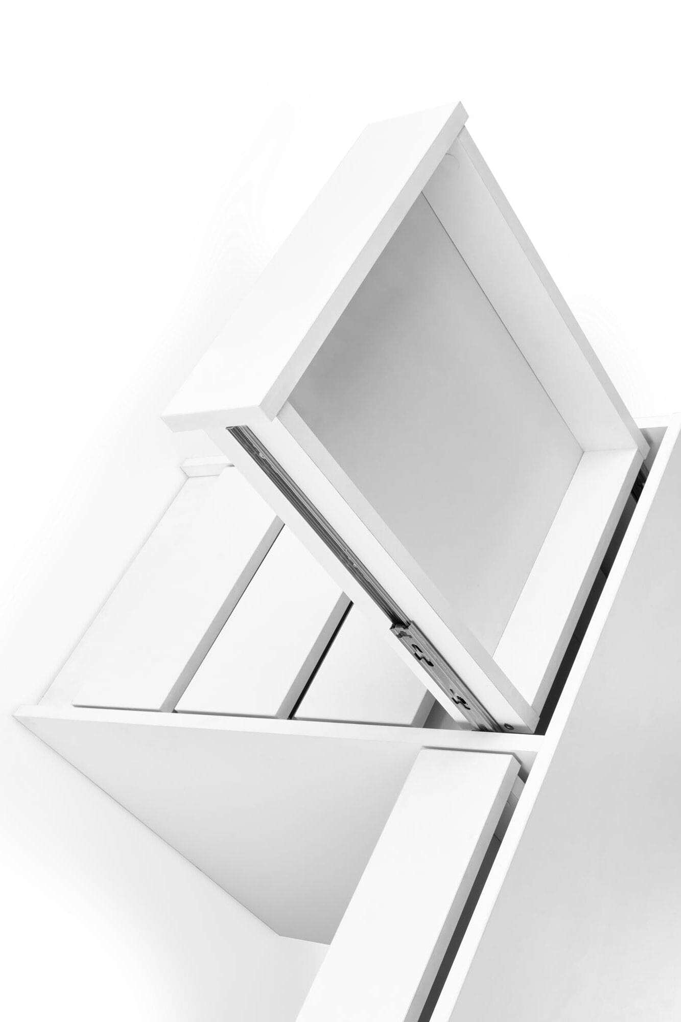 Masa de toaleta Hollywood XL, 120x55x140, cu oglinda si iluminare, alb - imagine 9