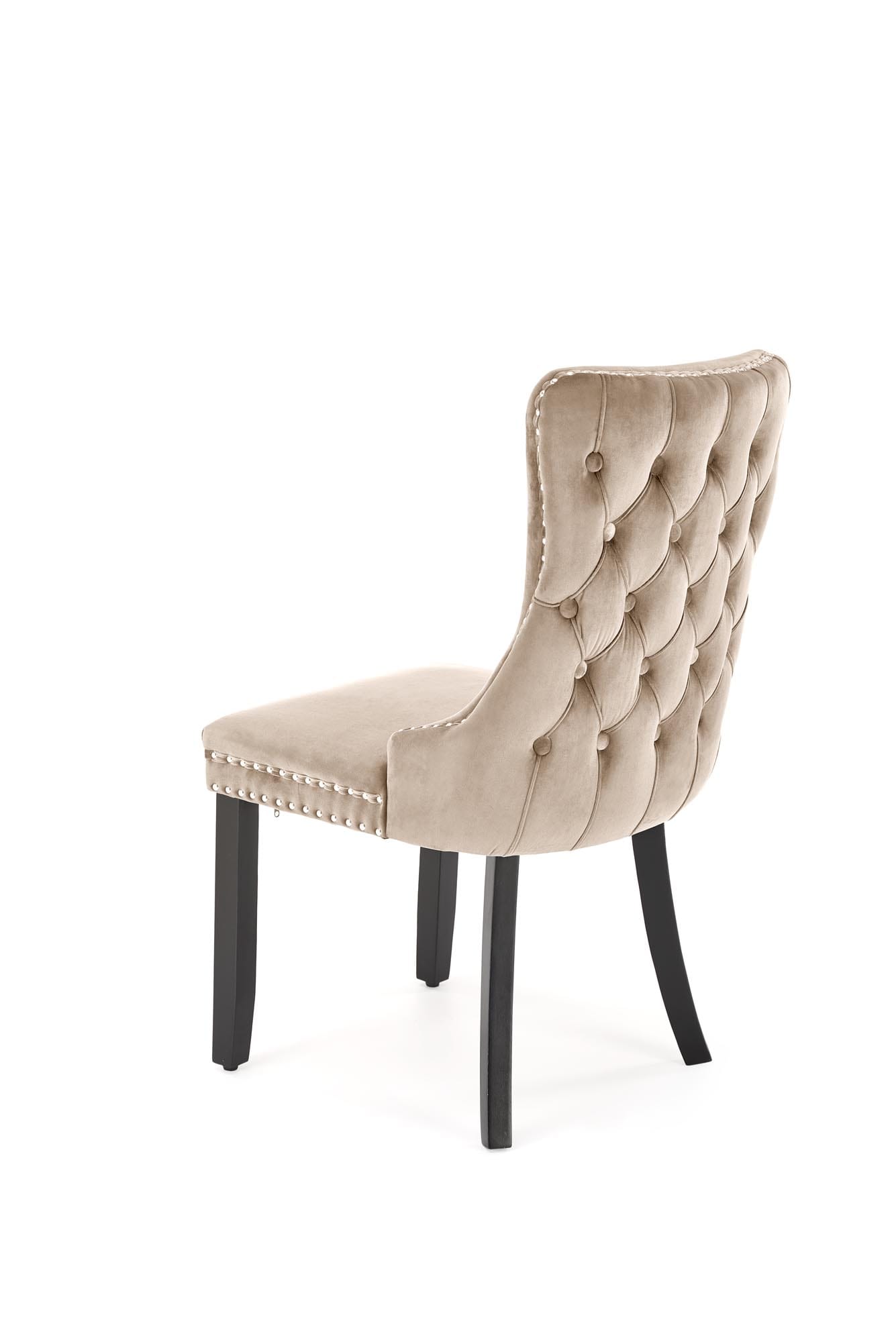 Scaun de sufragerie Alda, 50x62x95, bej/negru - imagine 2
