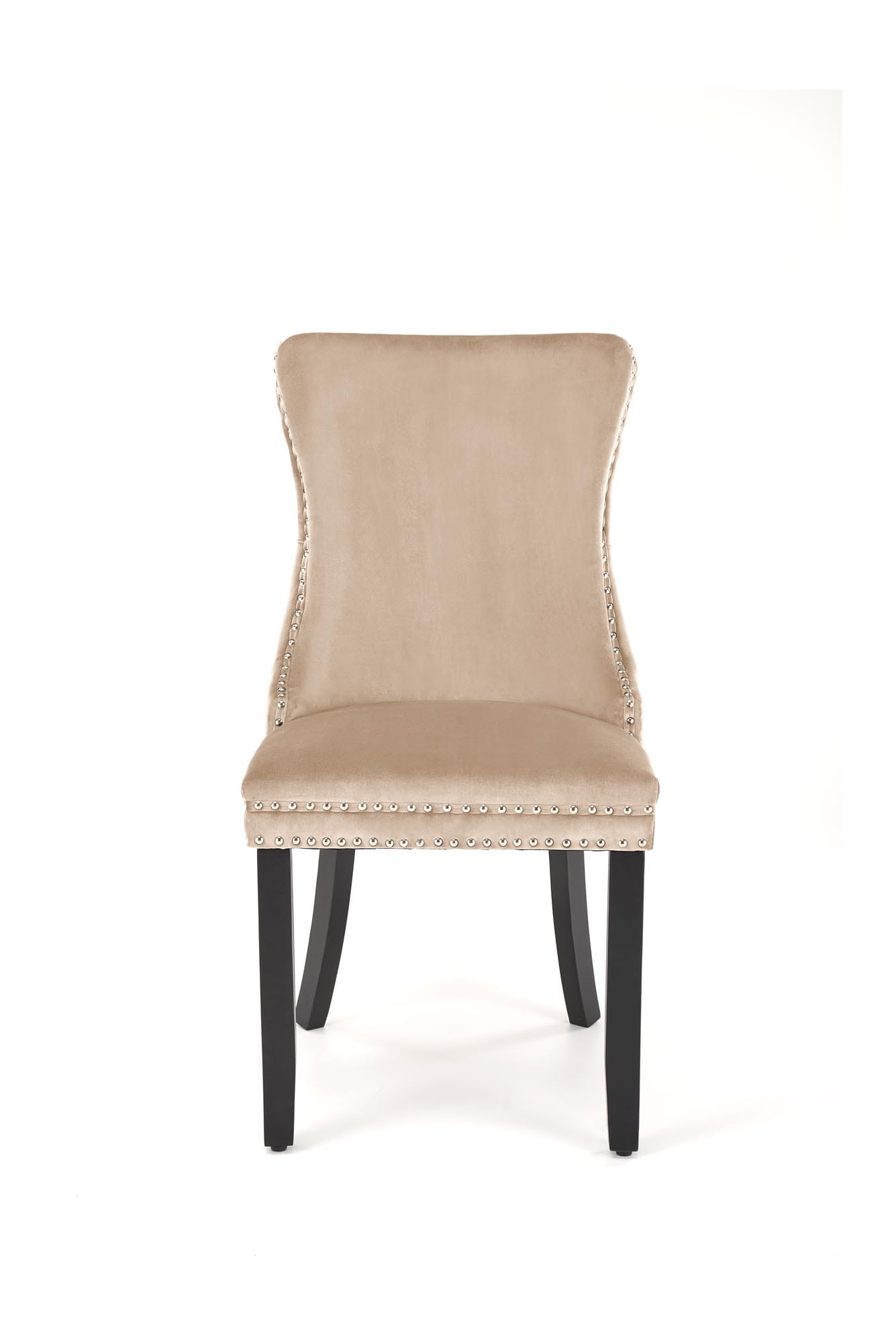 Scaun de sufragerie Alda, 50x62x95, bej/negru - imagine 8
