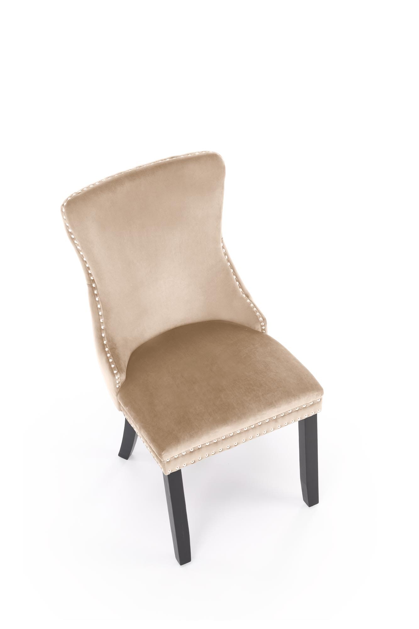 Scaun de sufragerie Alda, 50x62x95, bej/negru - imagine 9