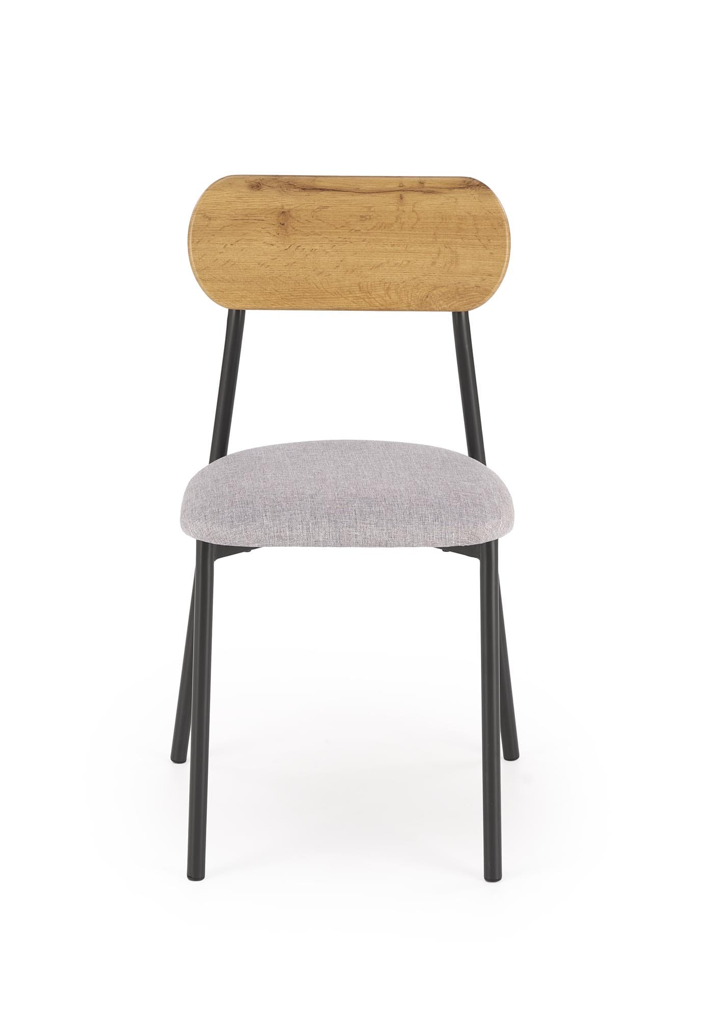 Set Nando, 84x54x76, masa cu 2 scaune, natural/ gri/ negru - imagine 9