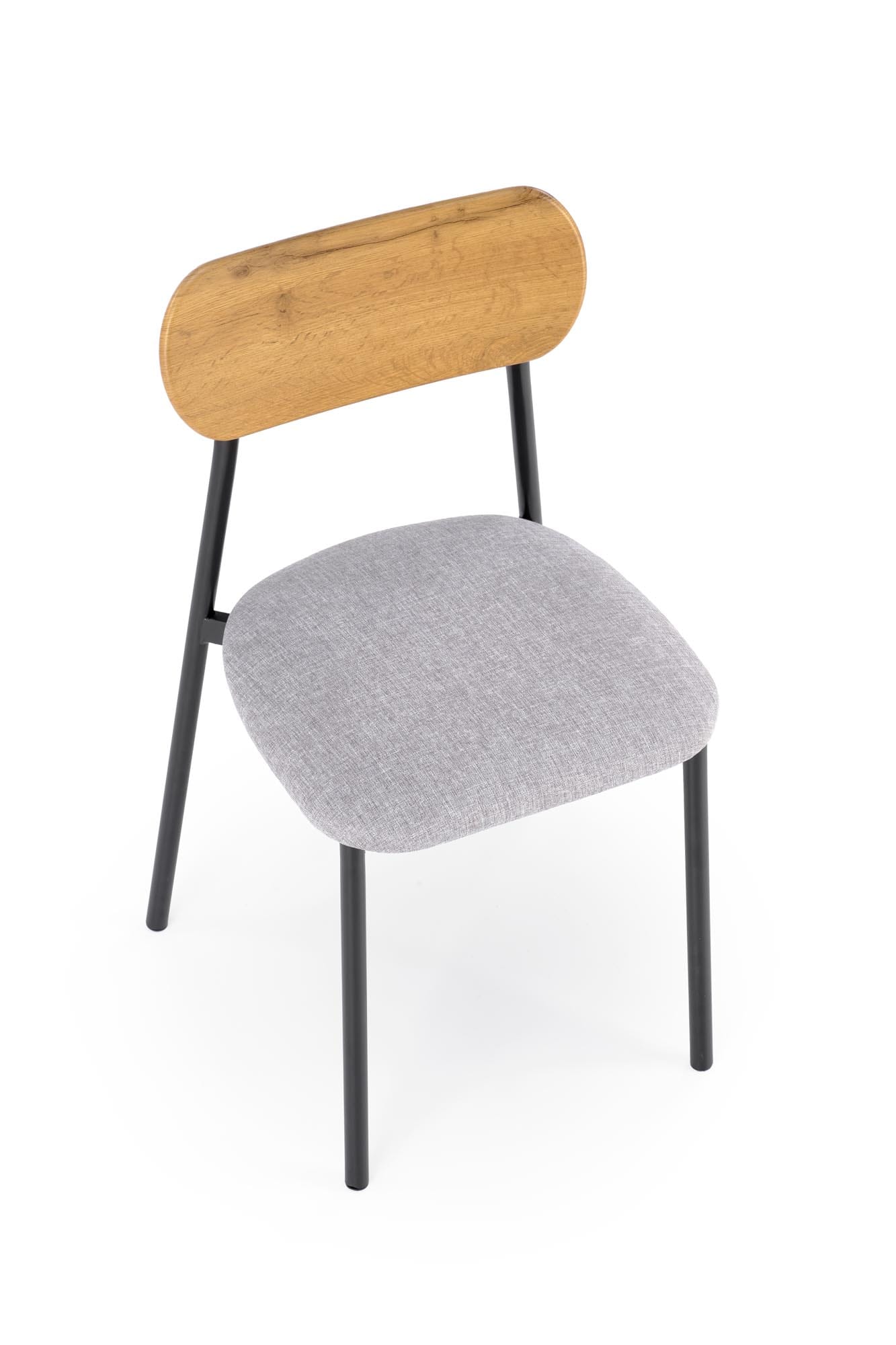 Set Nando, 84x54x76, masa cu 2 scaune, natural/ gri/ negru - imagine 10