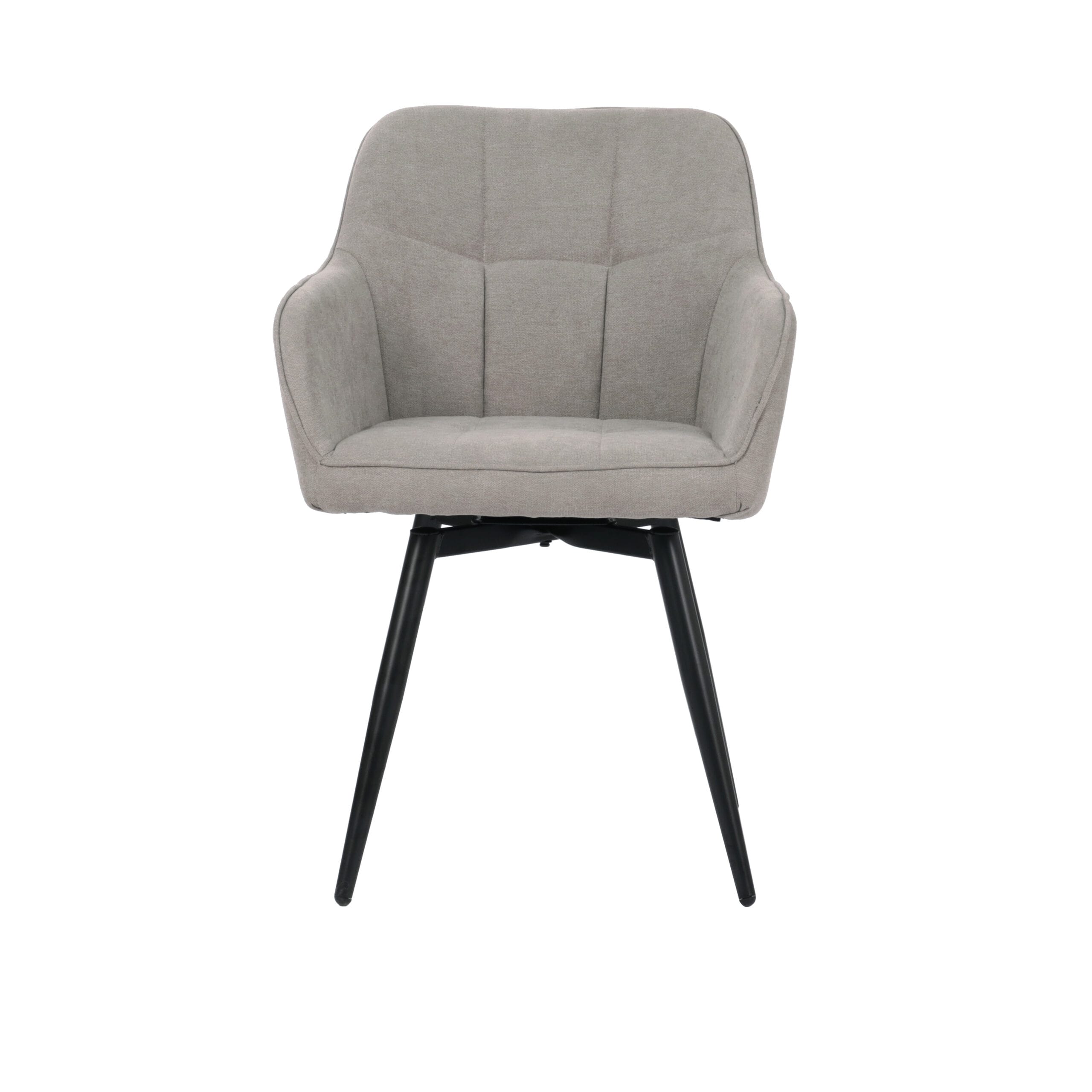 Scaun de sufragerie К-350, 55x49x82, gri deschis/ negru - imagine 2