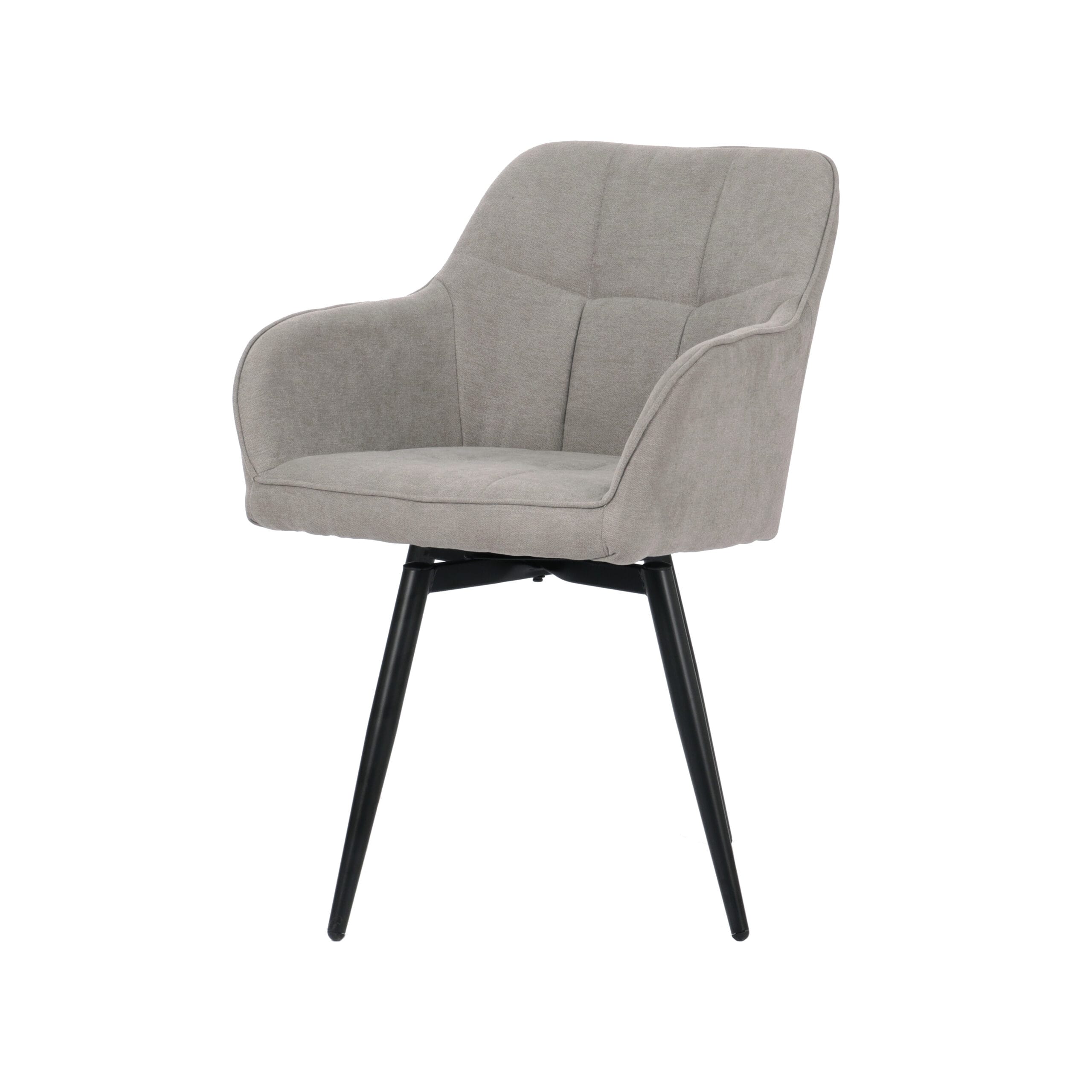 Scaun de sufragerie К-350, 55x49x82, gri deschis/ negru - imagine 4