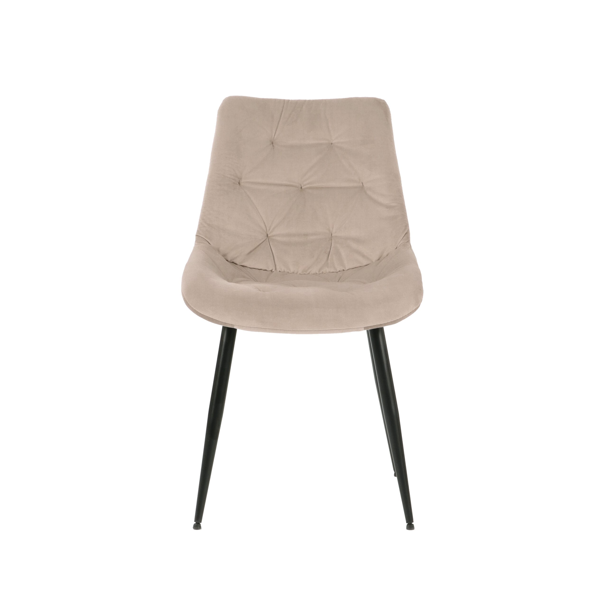 Scaun de sufragerie К-351, 61x51x86, bej/ negru - imagine 2