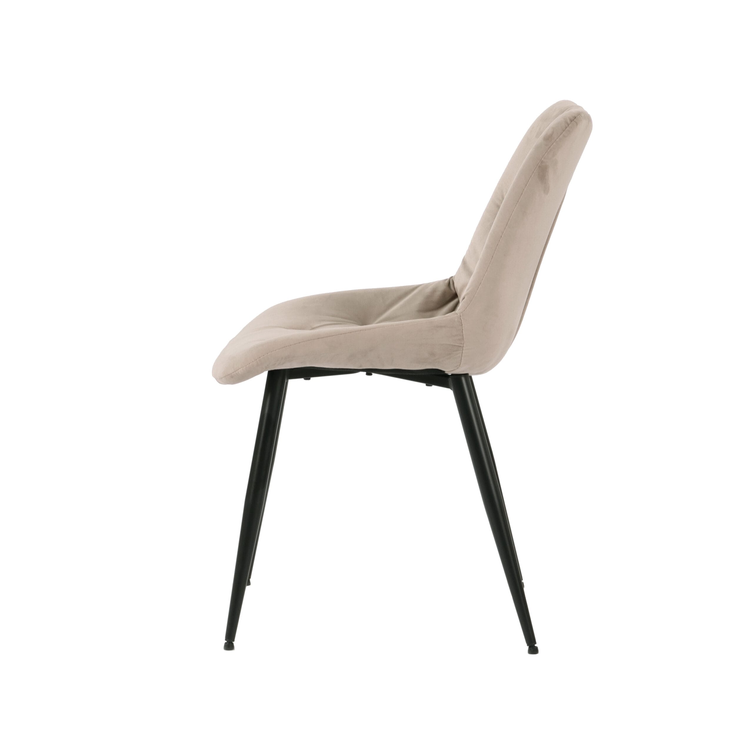 Scaun de sufragerie К-351, 61x51x86, bej/ negru - imagine 3