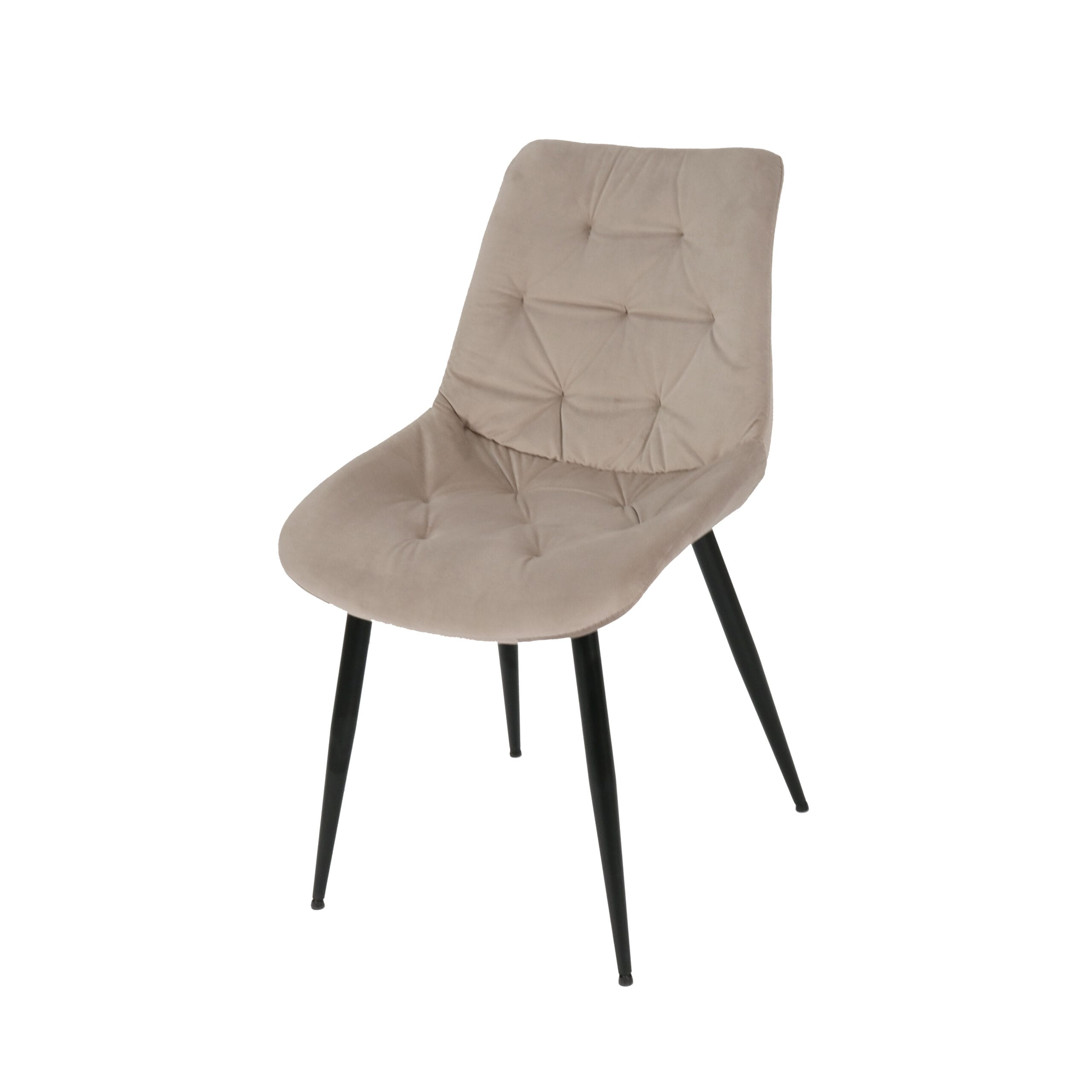 Scaun de sufragerie К-351, 61x51x86, bej/ negru - imagine 6