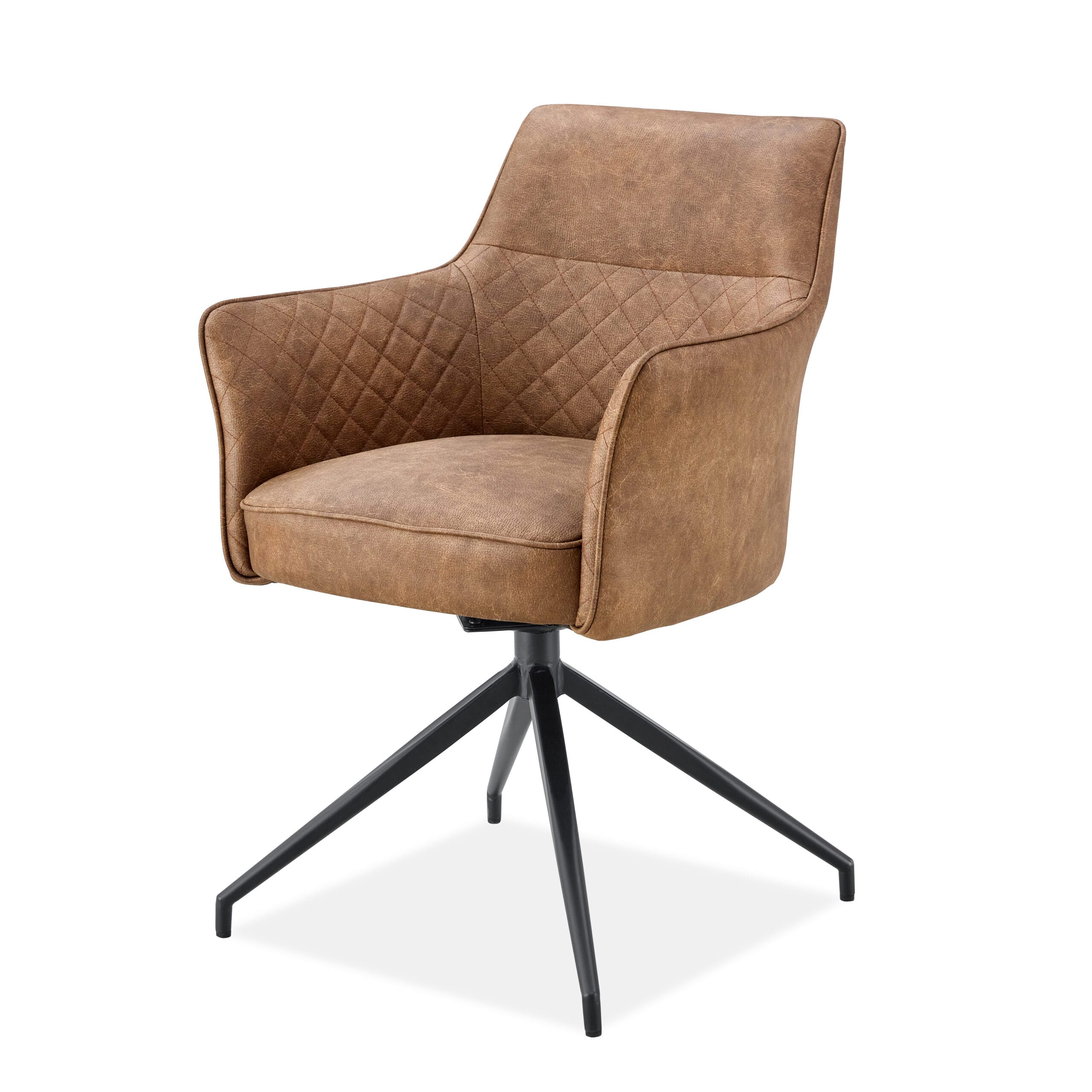 Scaun de sufragerie К-359, 59x45x82, maro/ negru