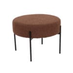 Taburet Ron, rosu/negru 