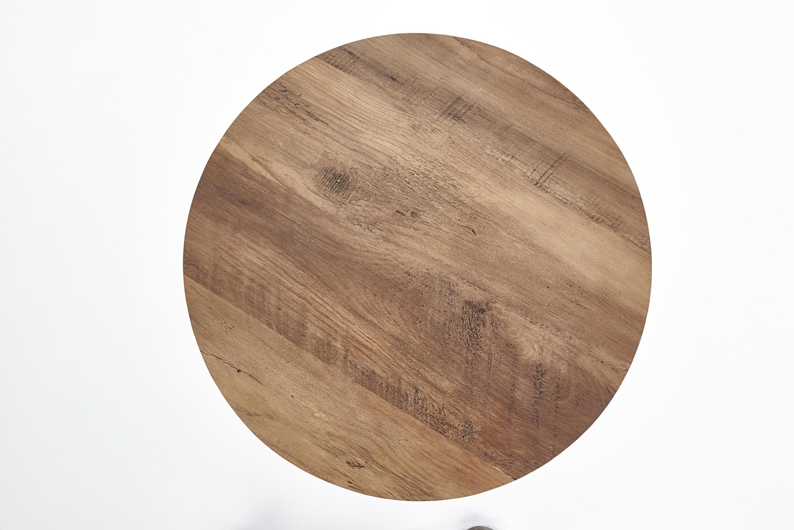 Masuta de cafea Nubira S rotunda, 51x40, nuc/ negru - imagine 3