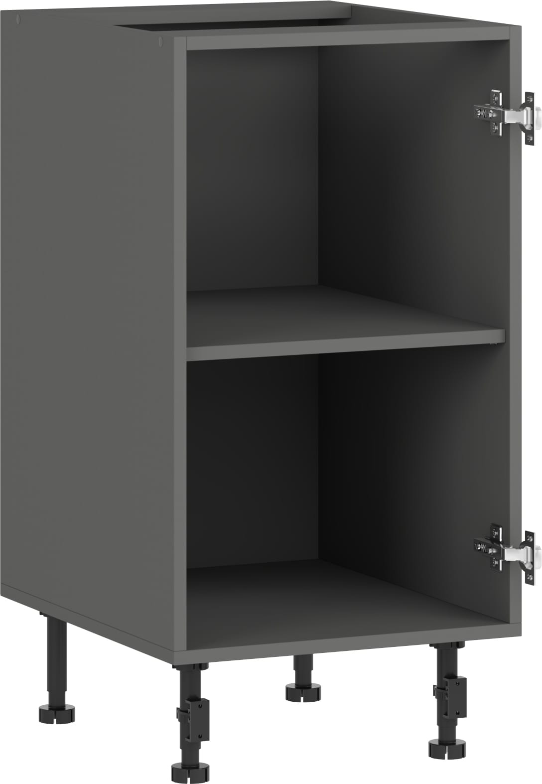 Corp inferior Lusil H45x87, craft stejar auriu/ grafit - imagine 2