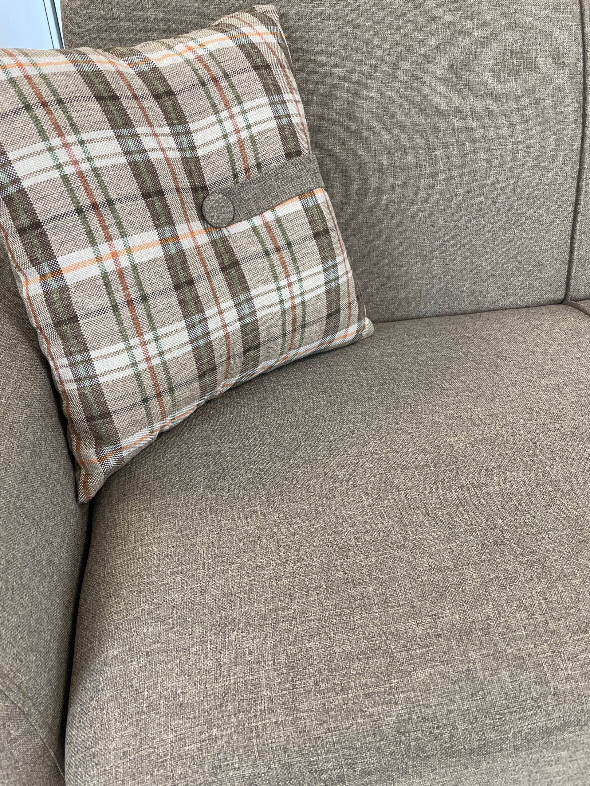 Canapea extensibila Filip cu 3 locuri, 217x80x80, bej - imagine 2