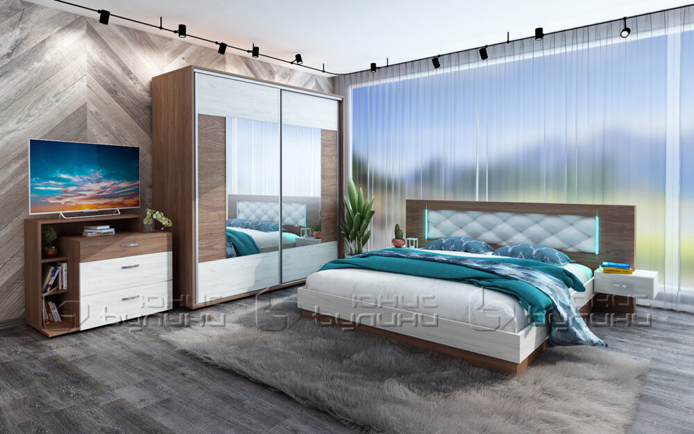 set-dormitor-regal-lemn-de-tec-stejar-craft-alb