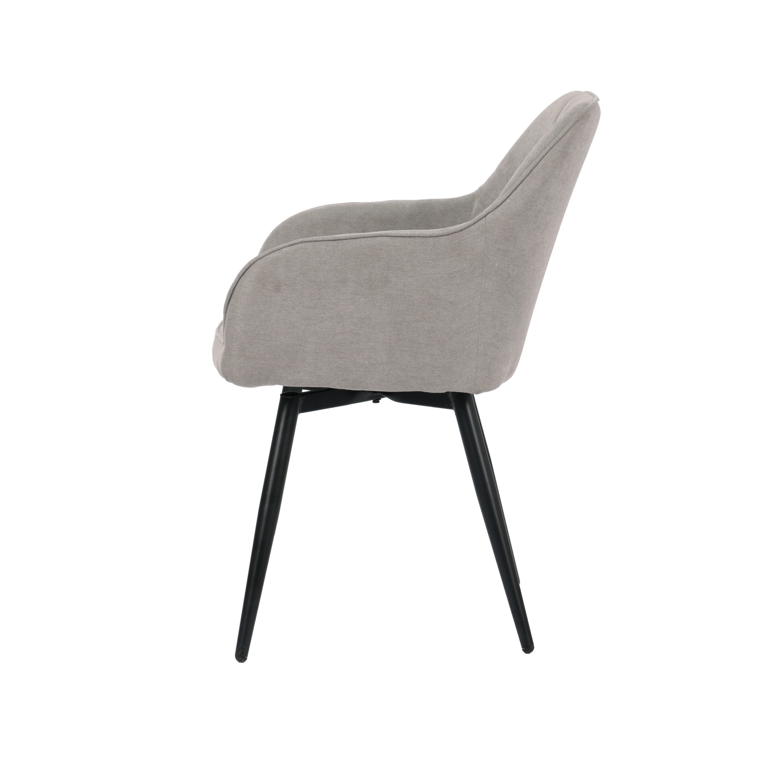 Scaun de sufragerie К-350, 55x49x82, gri deschis/ negru - imagine 5