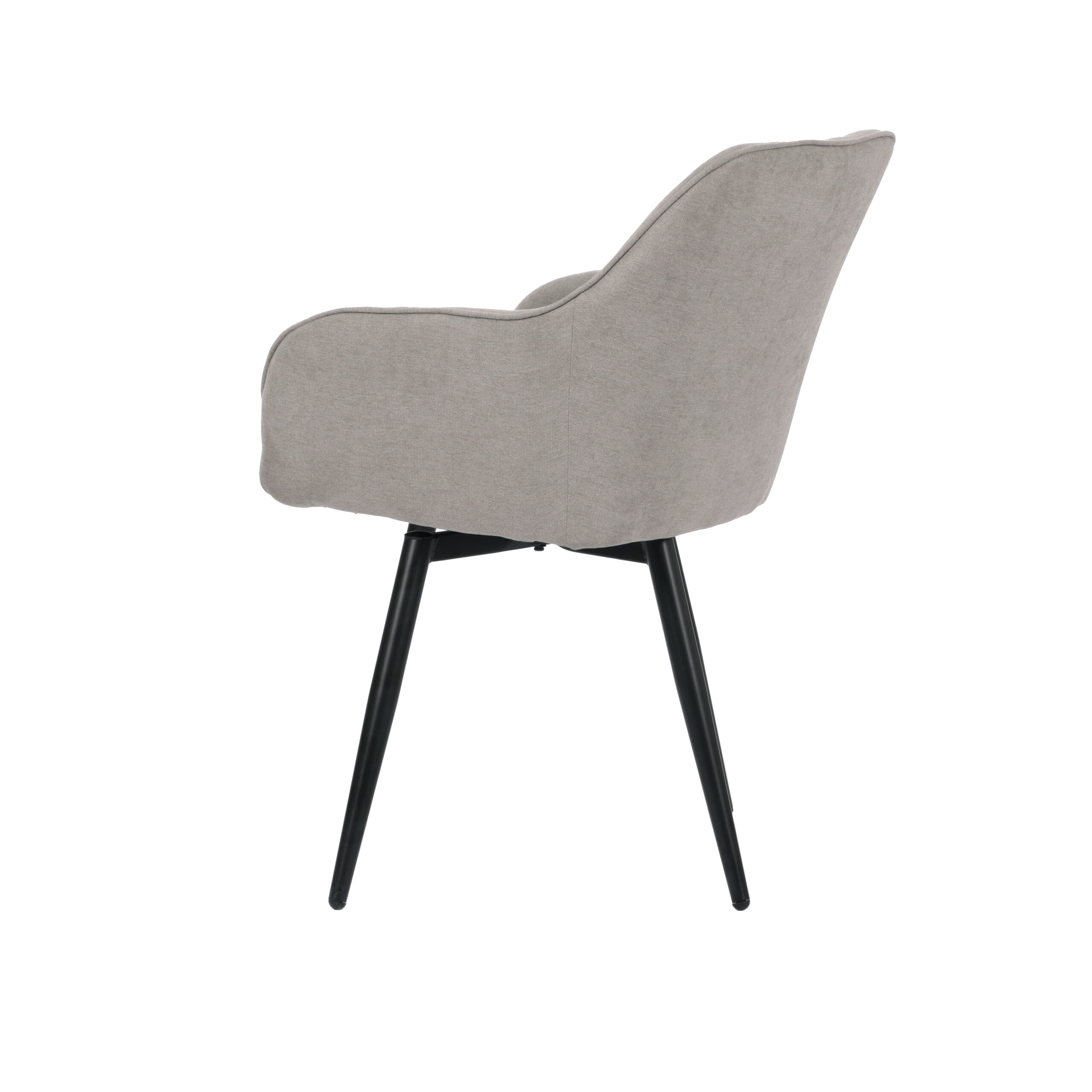 Scaun de sufragerie К-350, 55x49x82, gri deschis/ negru - imagine 6