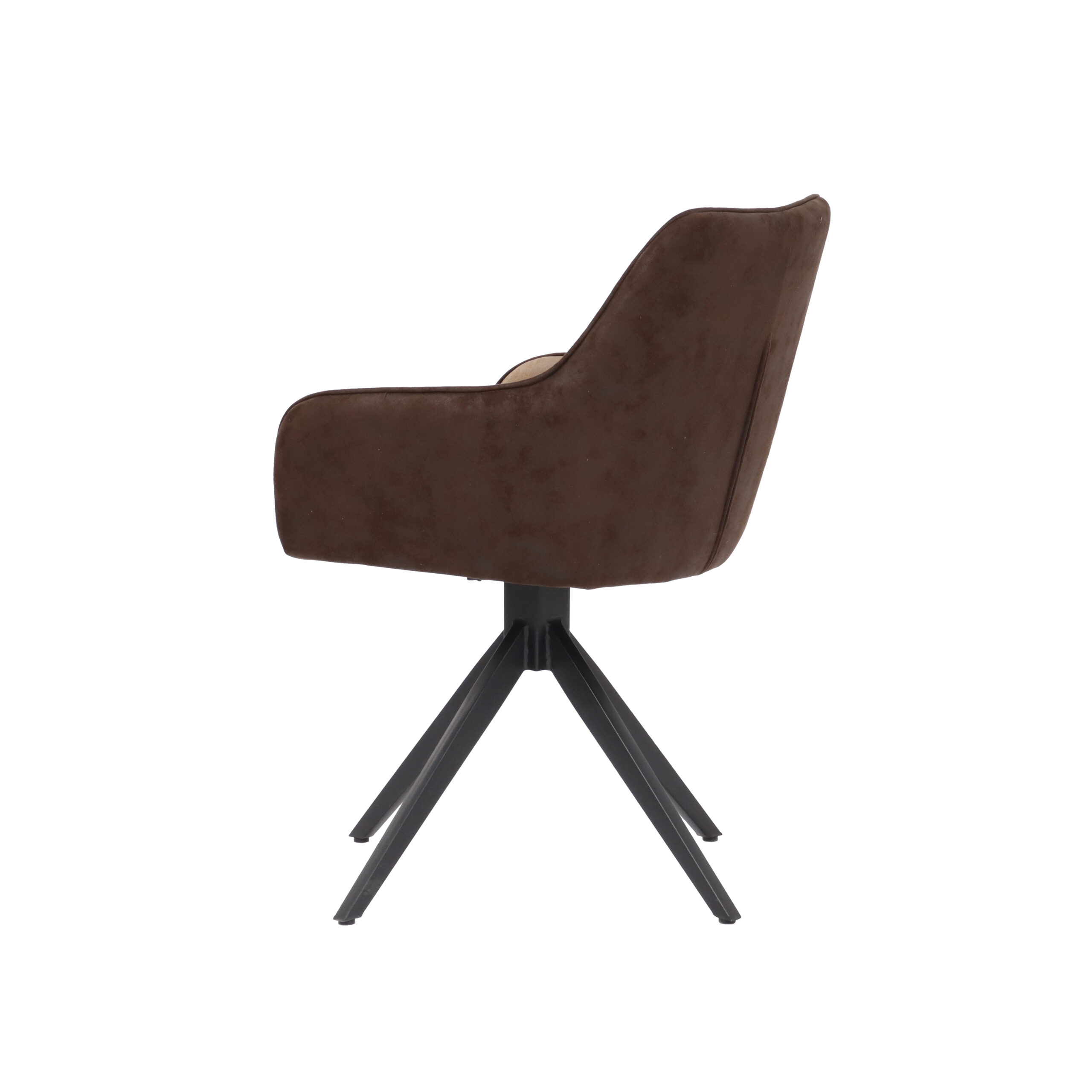 Scaun de sufragerie K-346, 61x52x85, caramel/ maro/ negru - imagine 7
