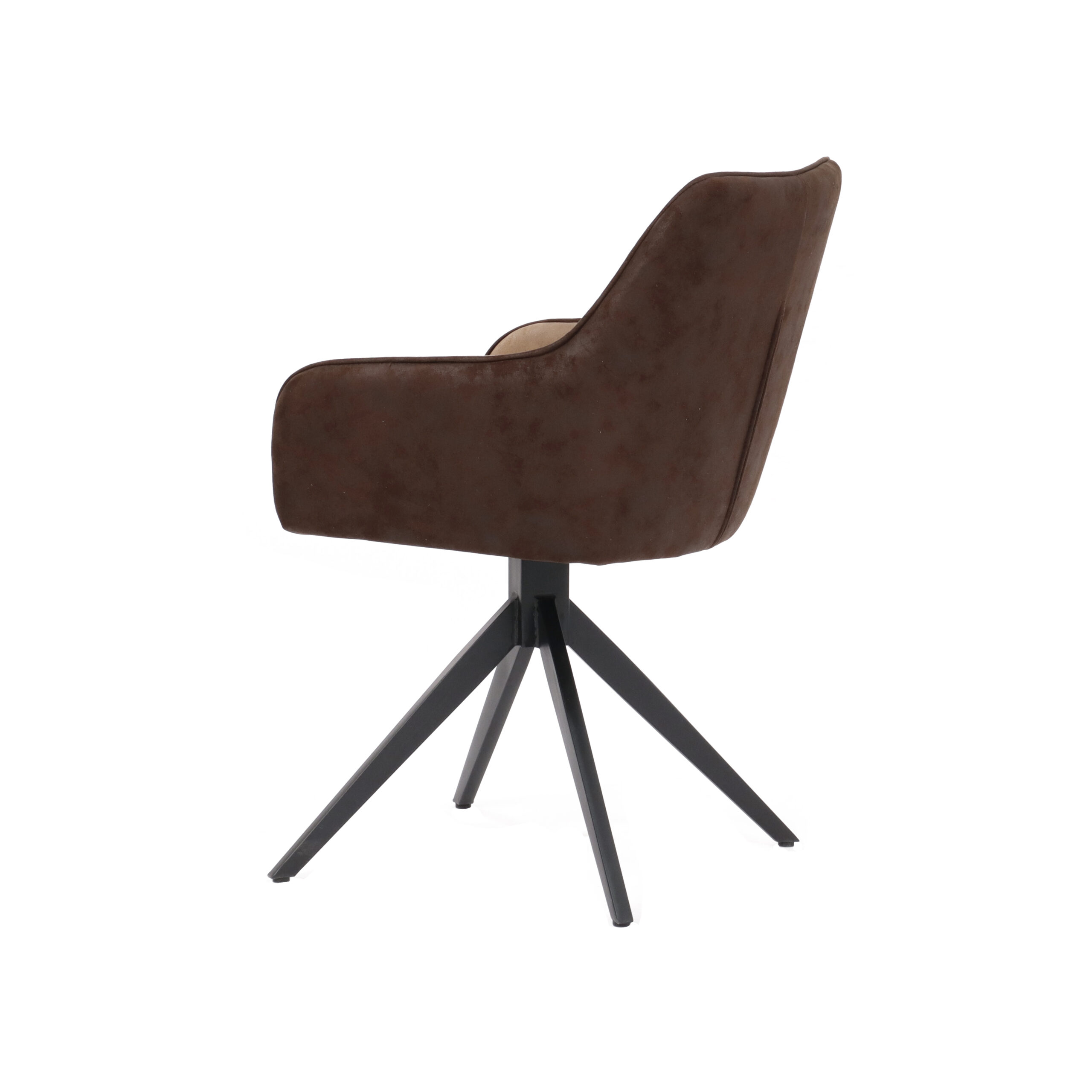 Scaun de sufragerie K-346, 61x52x85, caramel/ maro/ negru - imagine 9