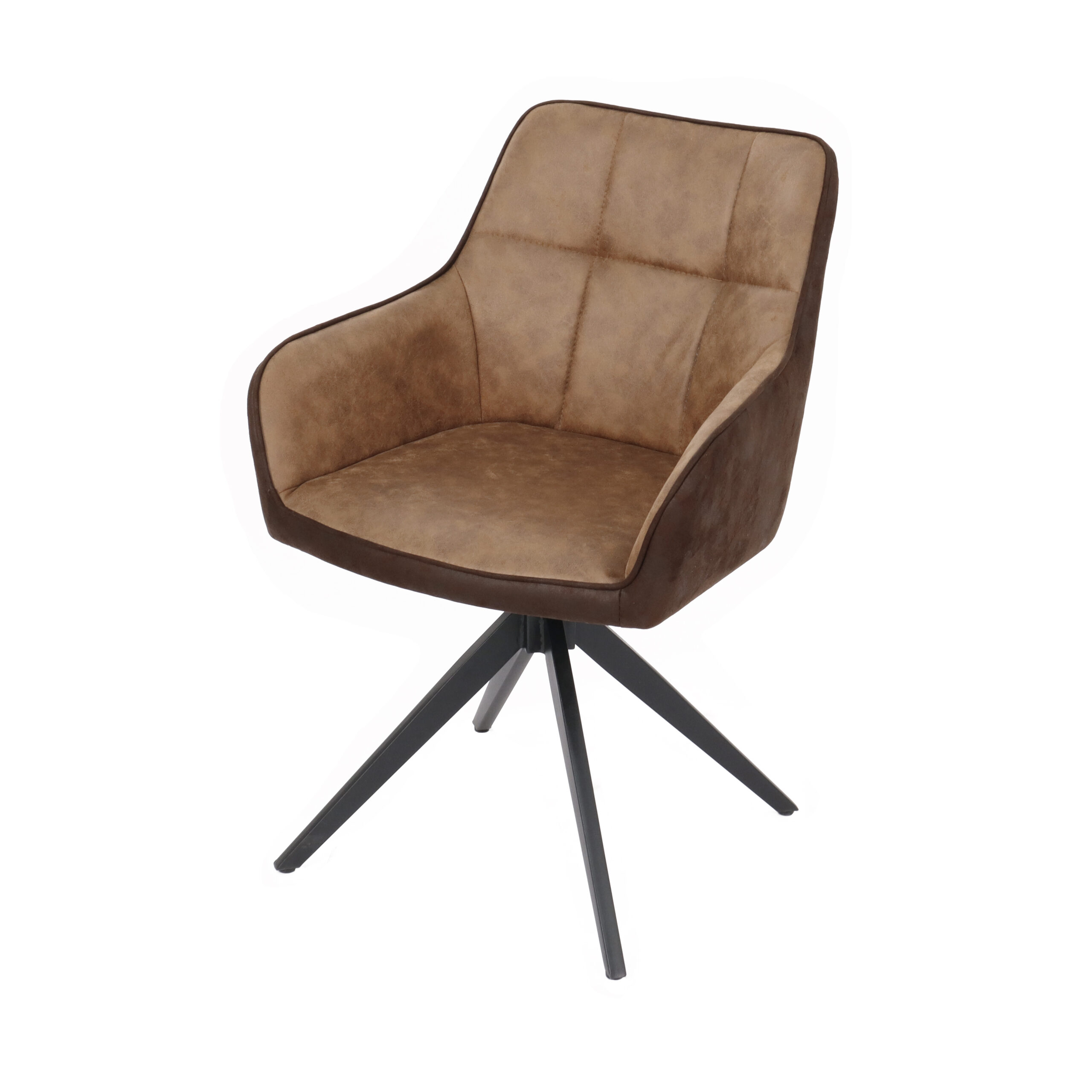 Scaun de sufragerie K-346, 61x52x85, caramel/ maro/ negru - imagine 10