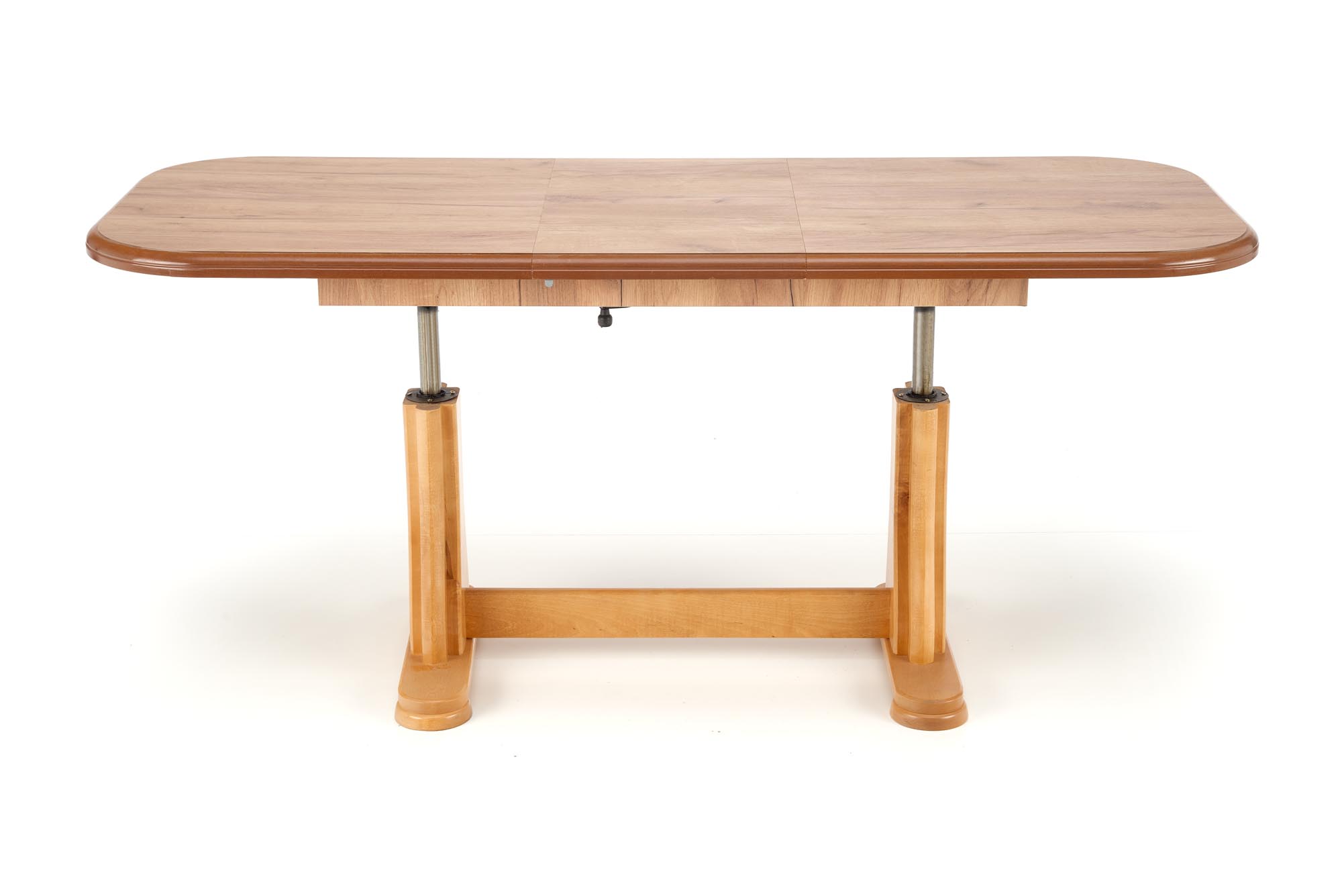 Masuta de cafea extensibila Tymon 2, 125-164x60-72x65, stejar craft - imagine 8