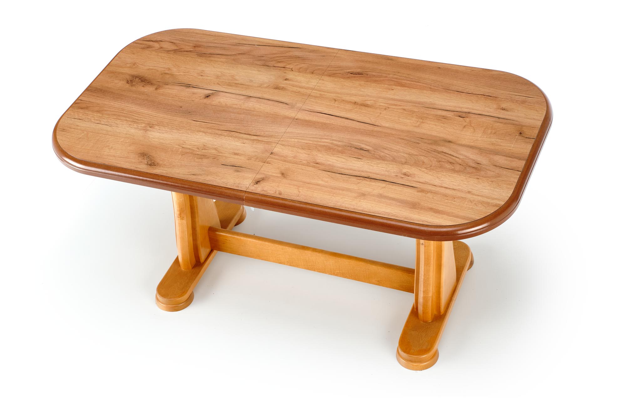 Masuta de cafea extensibila Tymon 2, 125-164x60-72x65, stejar craft - imagine 9