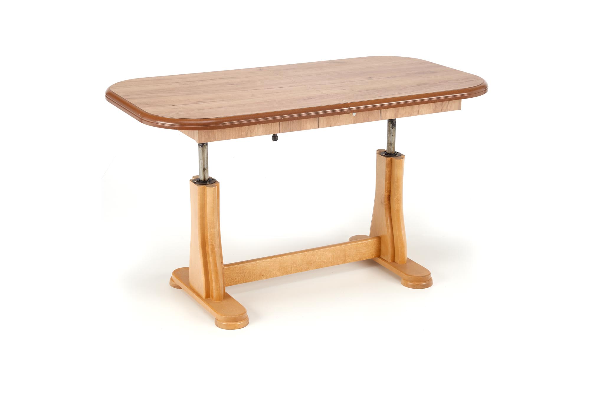 Masuta de cafea extensibila Tymon 2, 125-164x60-72x65, stejar craft - imagine 12