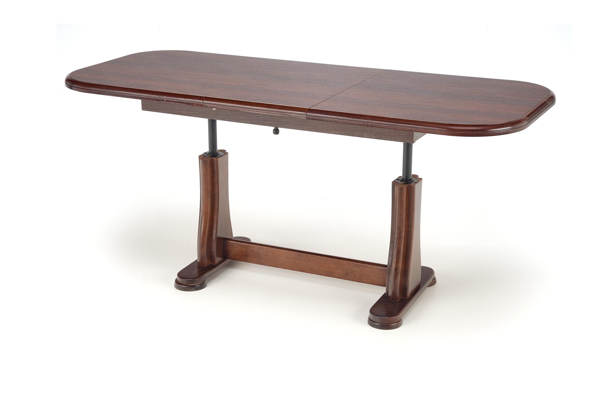 Masuta de cafea extensibila Tymon 2, 125-164x60-72x65, nuc - imagine 6