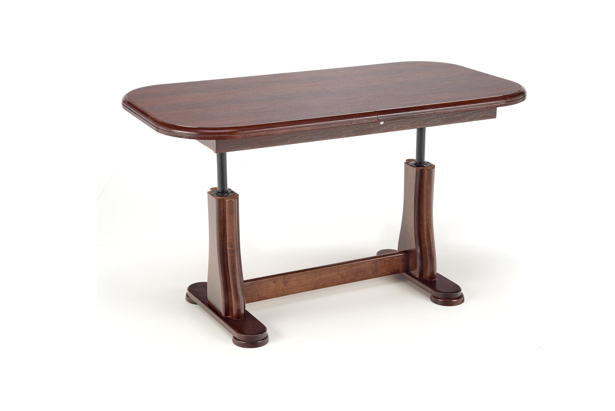 Masuta de cafea extensibila Tymon 2, 125-164x60-72x65, nuc - imagine 10