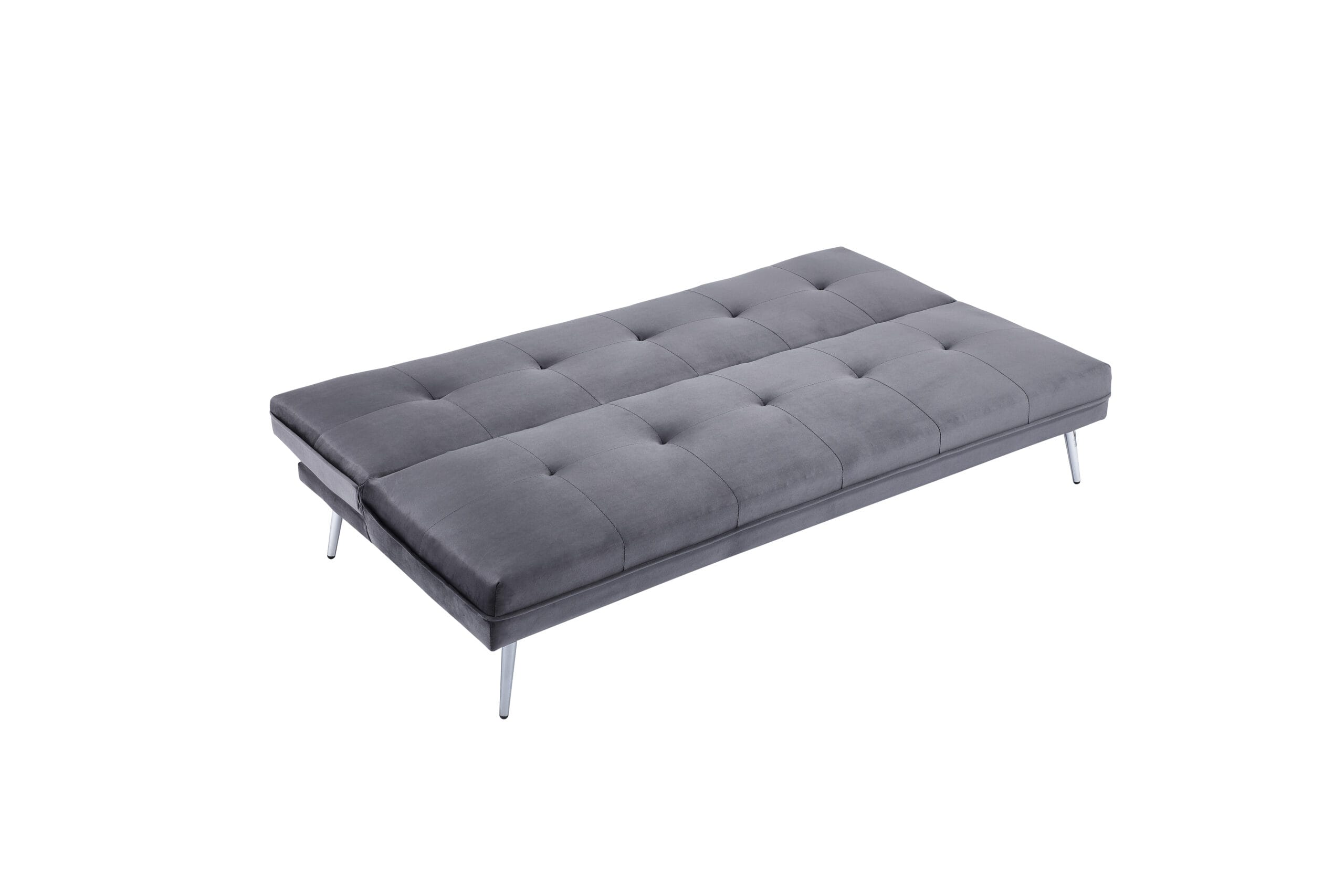Canapea extensibila Adam, 181x88x80, gri/crom - imagine 2