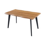 Masa Victor, 140x80x75, stejar kendal/ negru