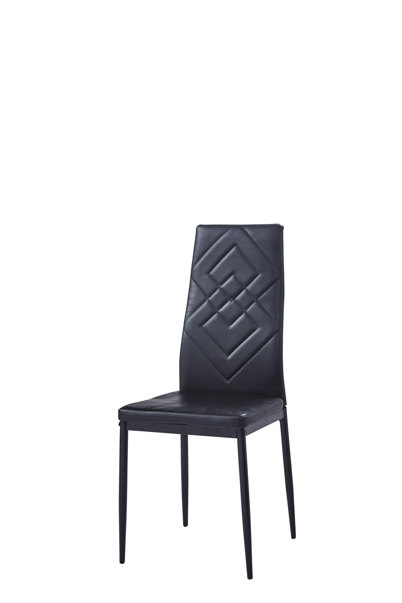 Scaun de sufragerie K-294, 41x52x95, negru/negru