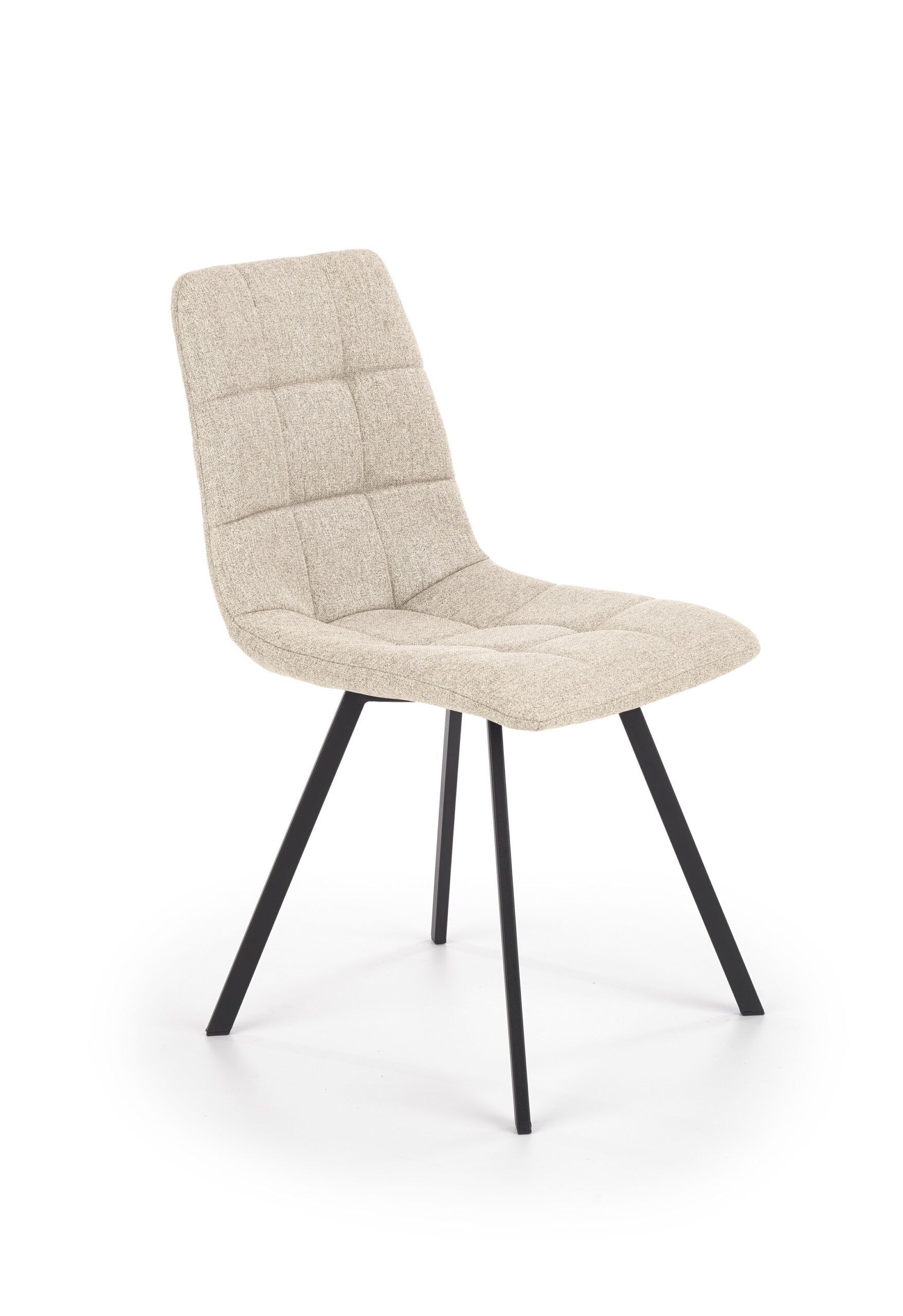 Scaun de sufragerie K-323, 45x55x86, bej/negru