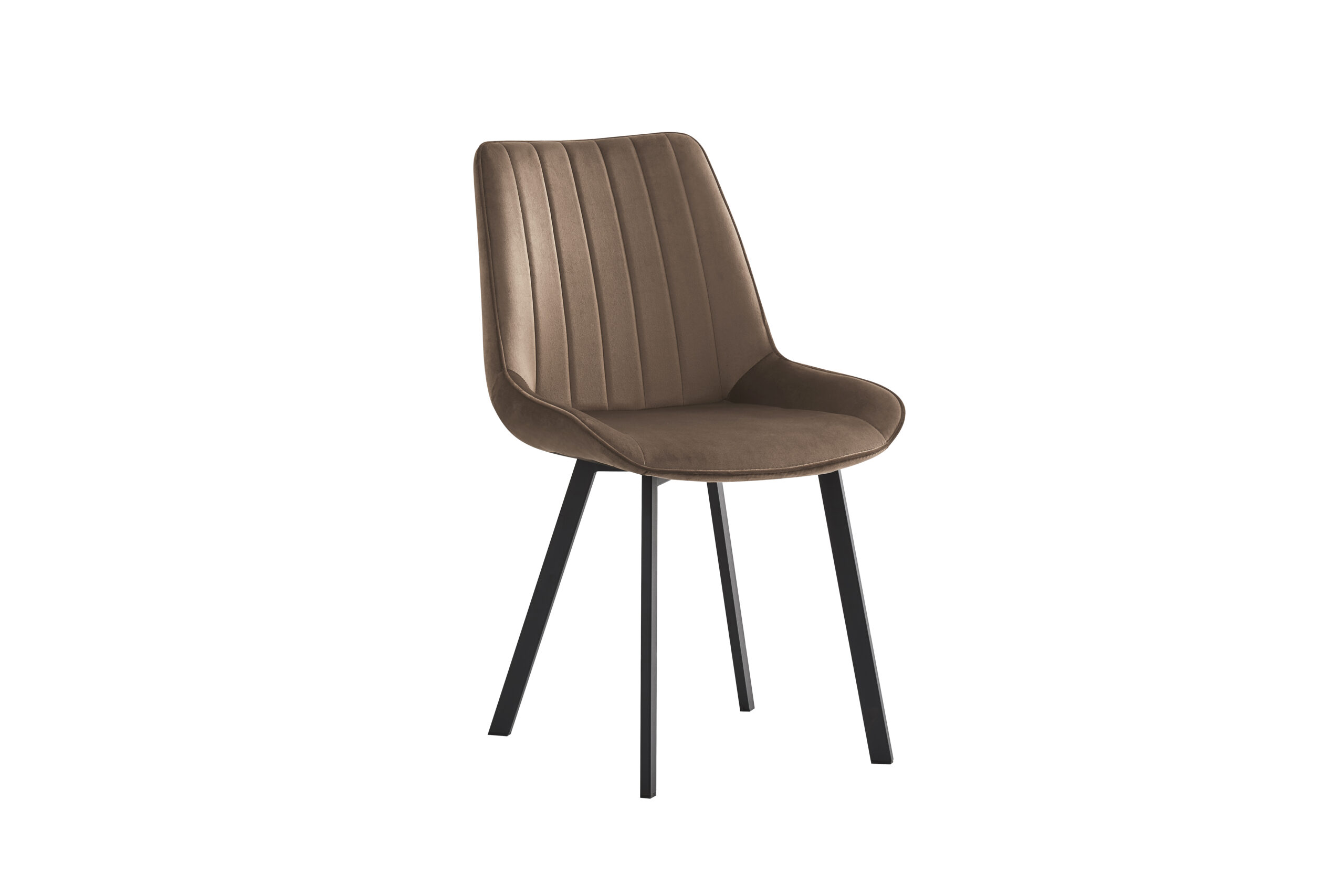 Scaun de sufragerie K-325, 54x58.5x82, maro/negru