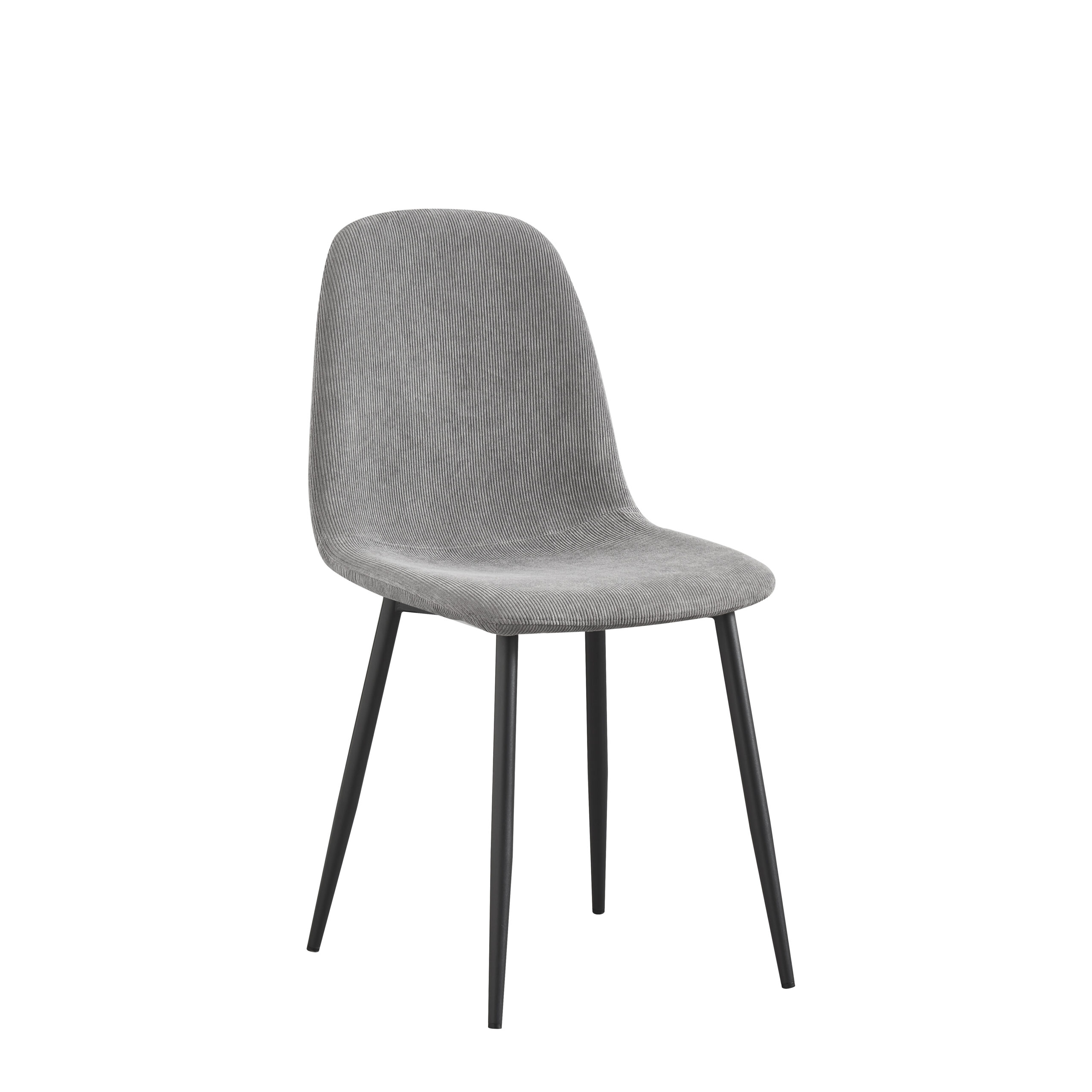 Scaun de sufragerie K-335, 44x51x88, gri/negru