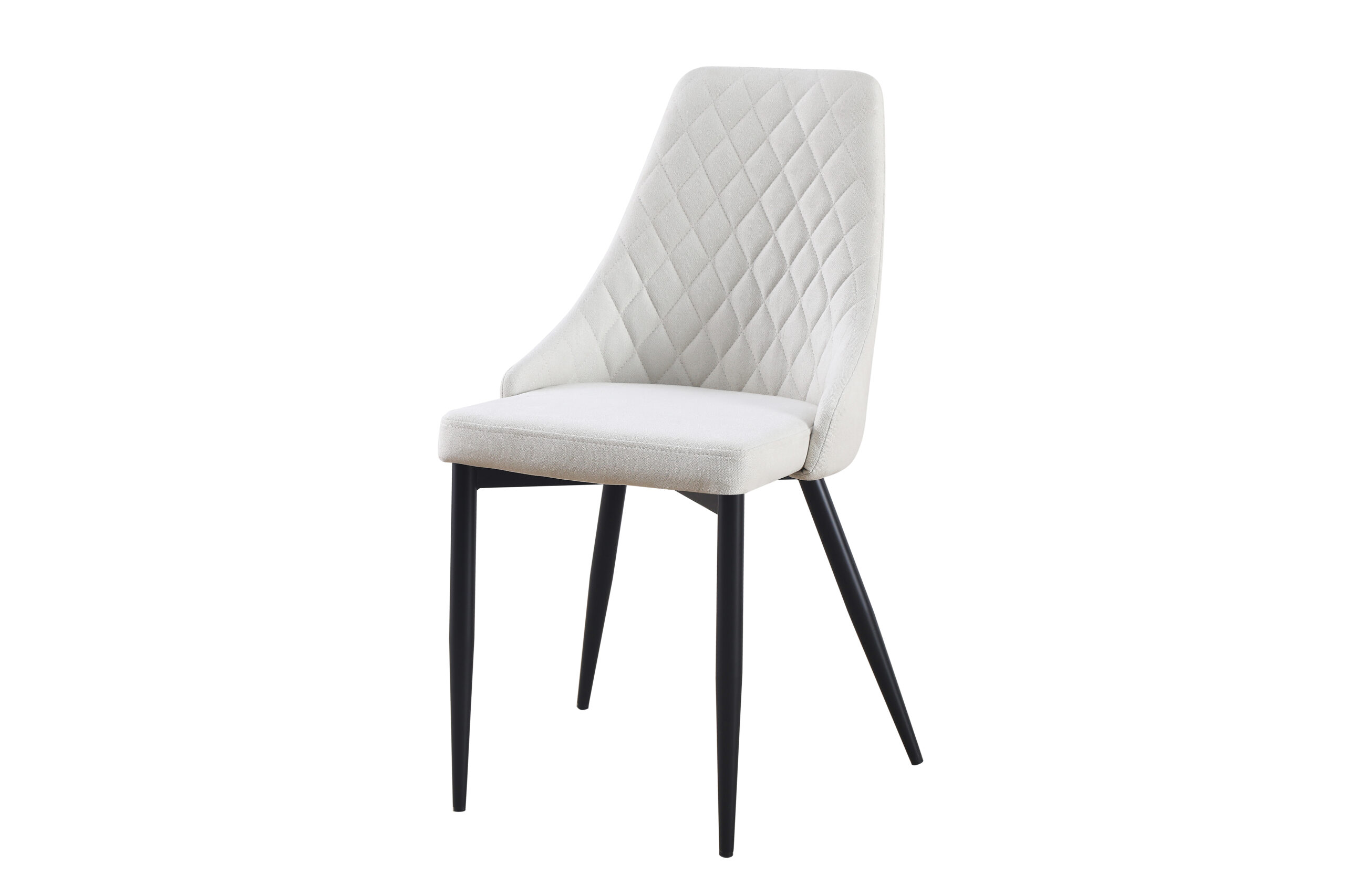 Scaun de sufragerie K-342, 61x50x89, bej deschis/negru