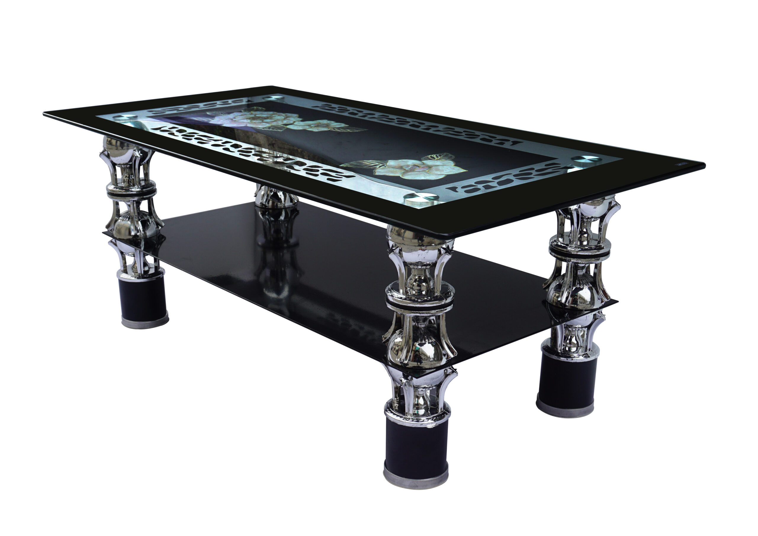 Masuta de cafea Mina, 110x55x42, negru