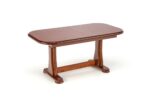 Masuta de cafea extensibila Tymon 2, 125-164x60-72x65, castan