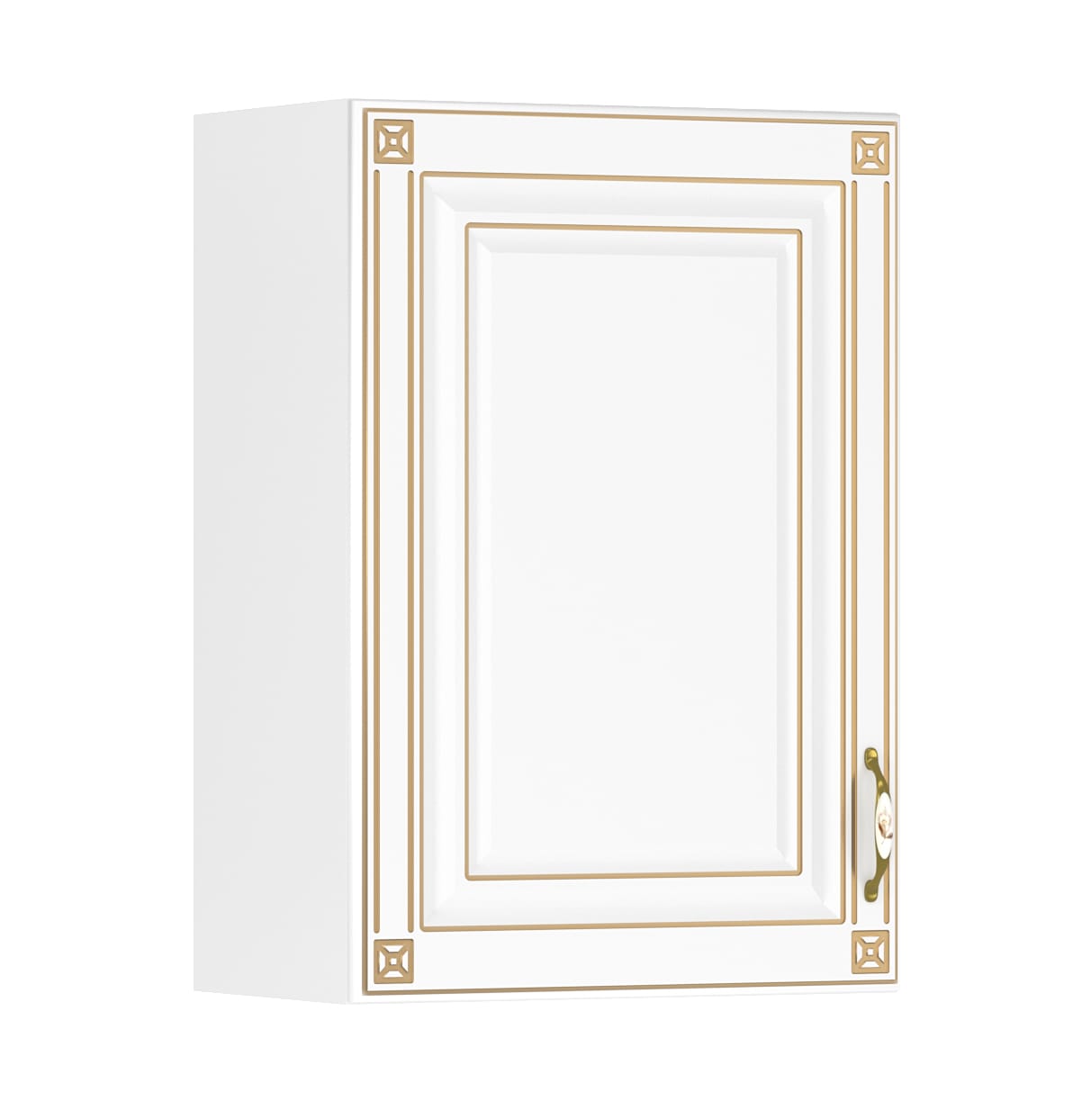 Corp superior Imperia 50В, cu usa, 50x72, alb/ patina aurie