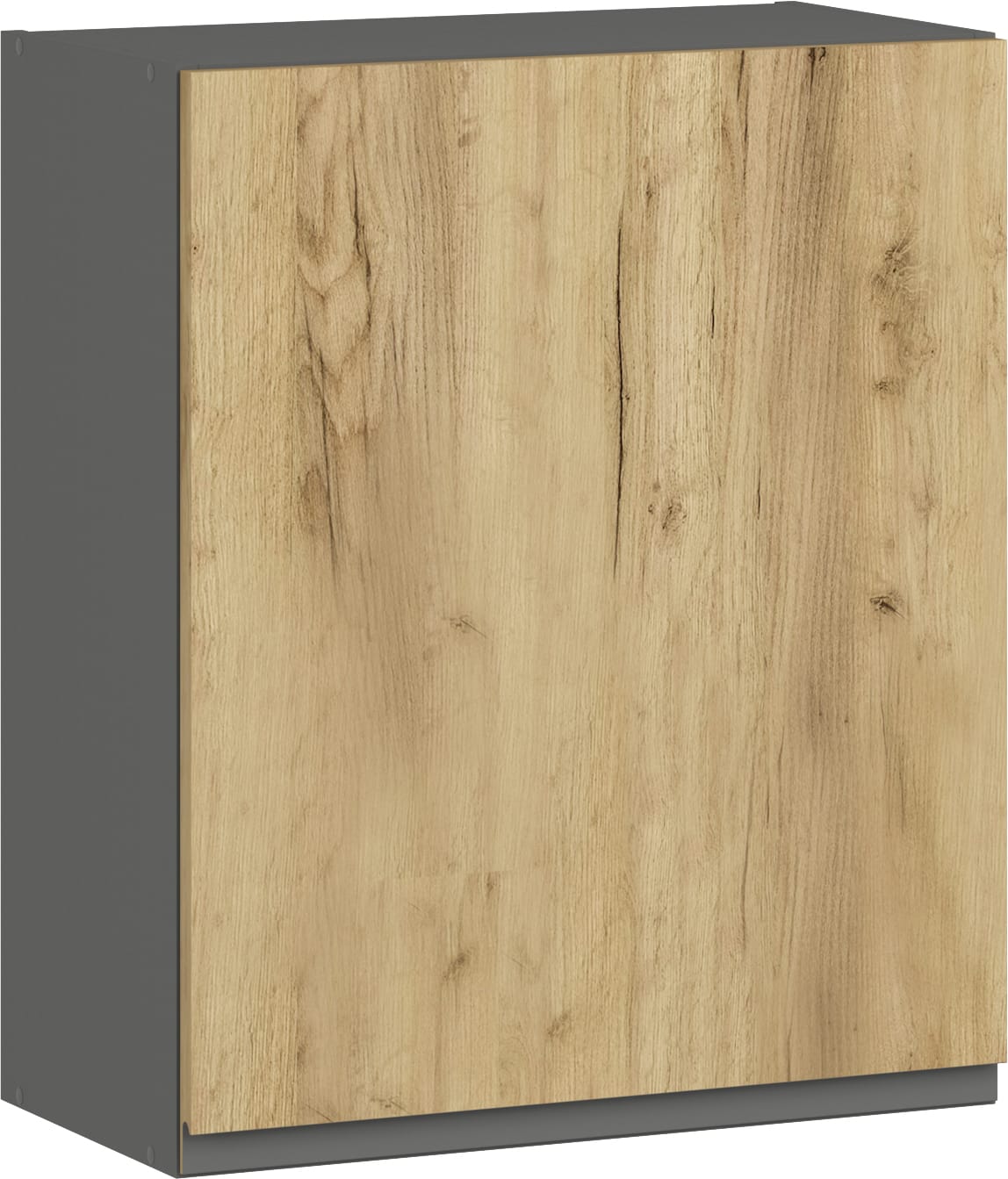 Corp superior cu usa Lusil B60x72, craft stejar auriu/ grafit