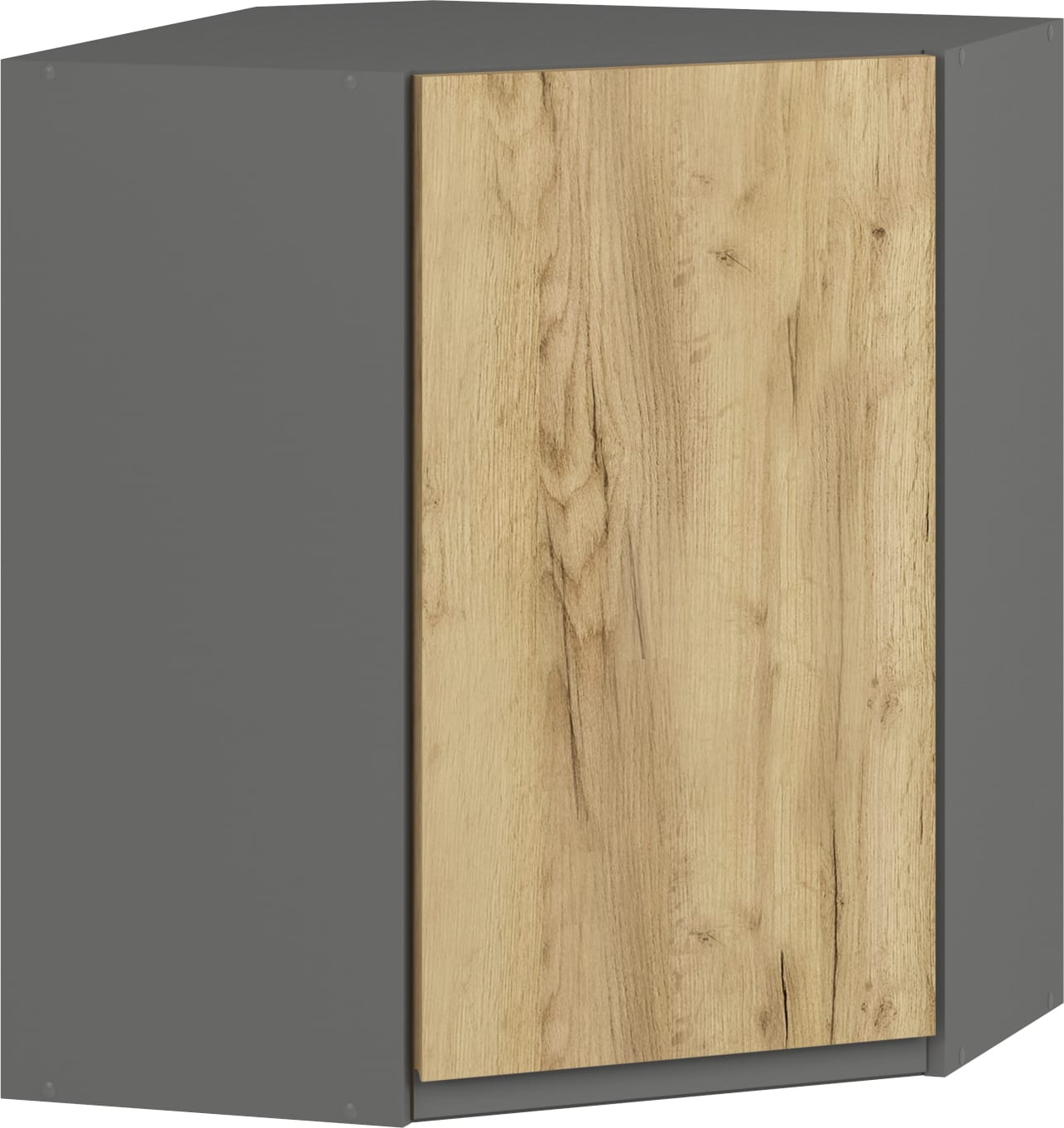 Corp superior de colt Lusil B 60x72, craft stejar auriu/grafit
