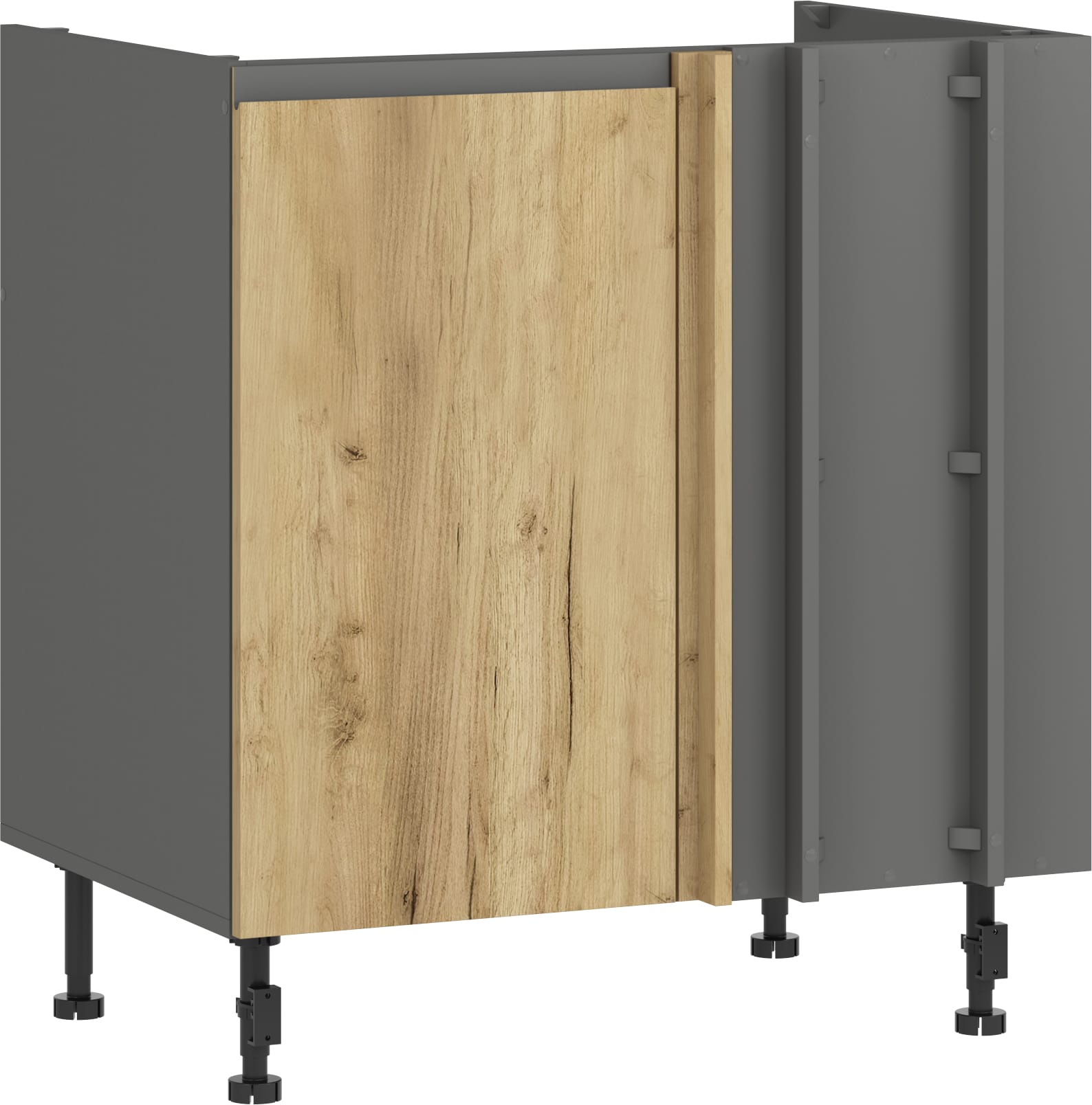 Corp inferior de colt Lusil H 80x87, craft stejar auriu/ grafit