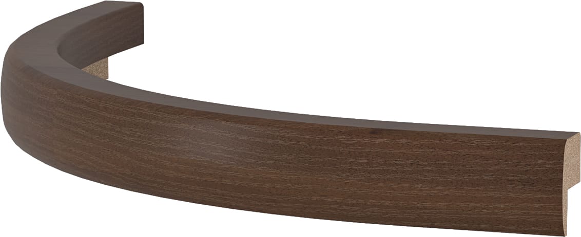 Cornisa rotunjita corp inferior Nuc, nuc patina