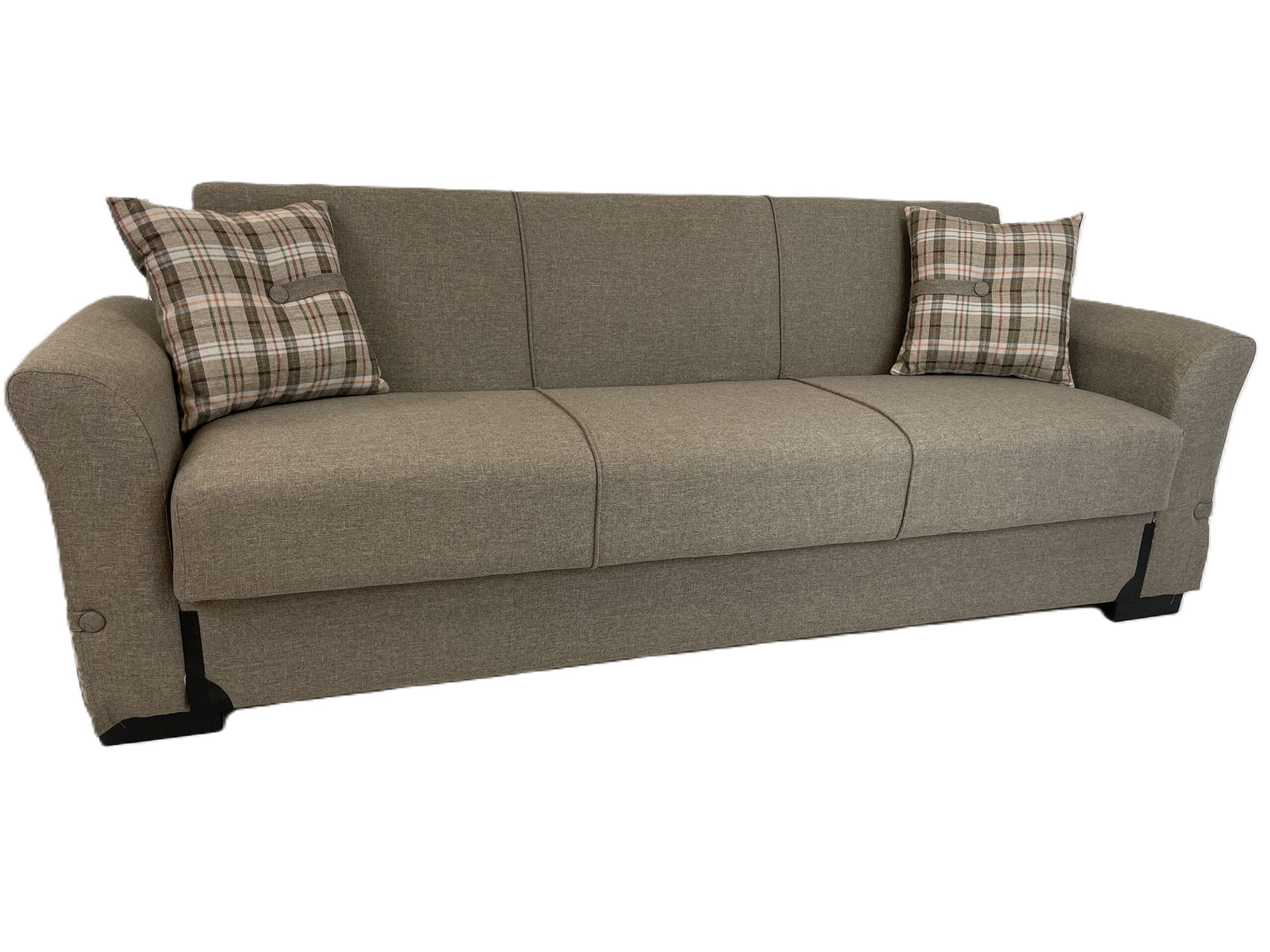 Canapea extensibila Filip cu 3 locuri, 217x80x80, bej