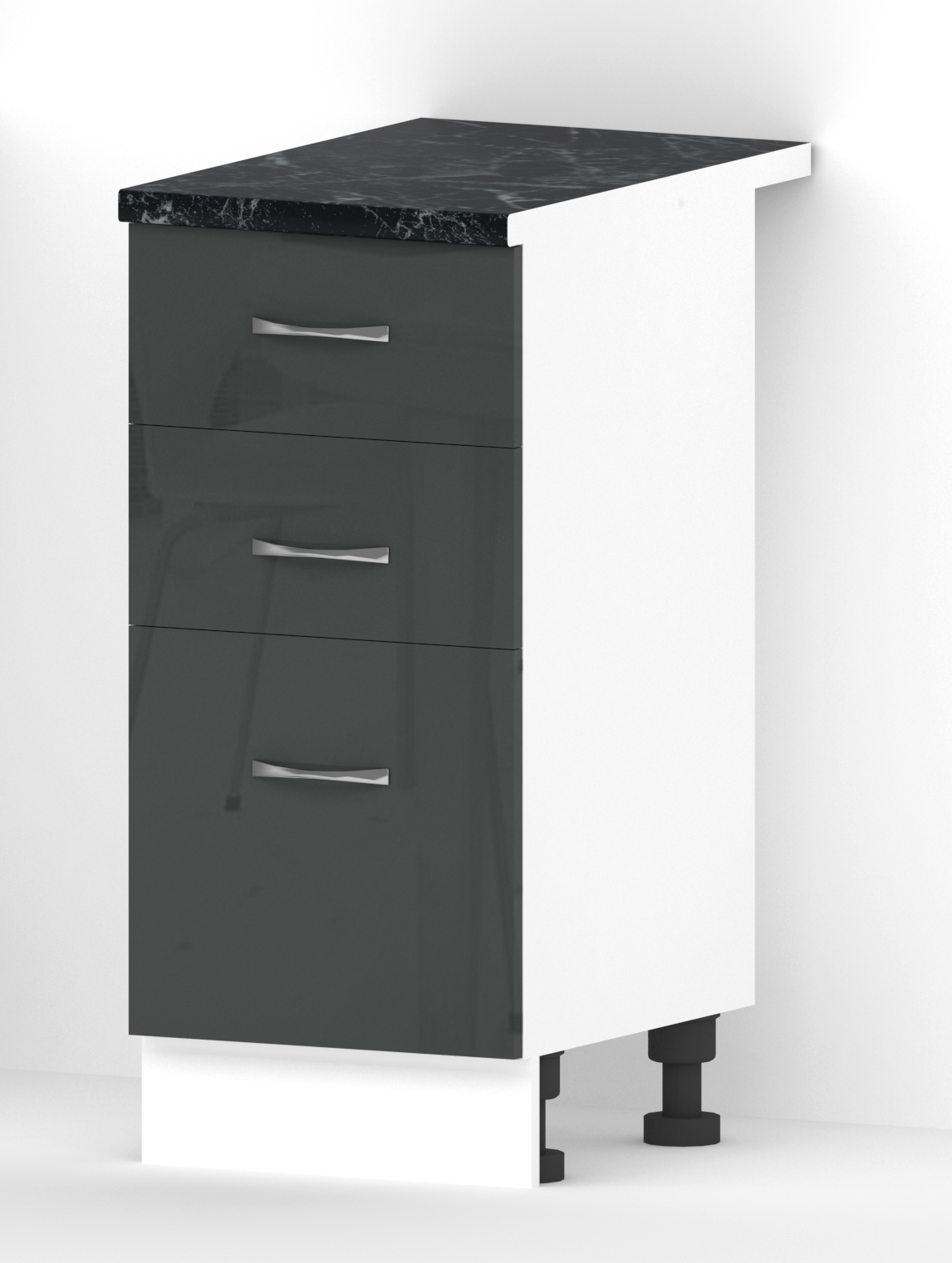 Corp inferior Alis B25, 40x87, antracit lucios