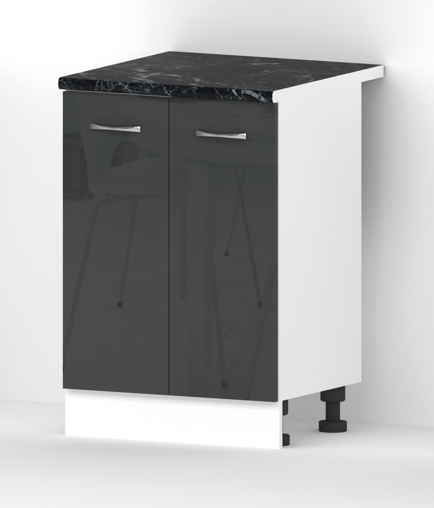 Corp inferior Alis B51, 60x87, antracit lucios