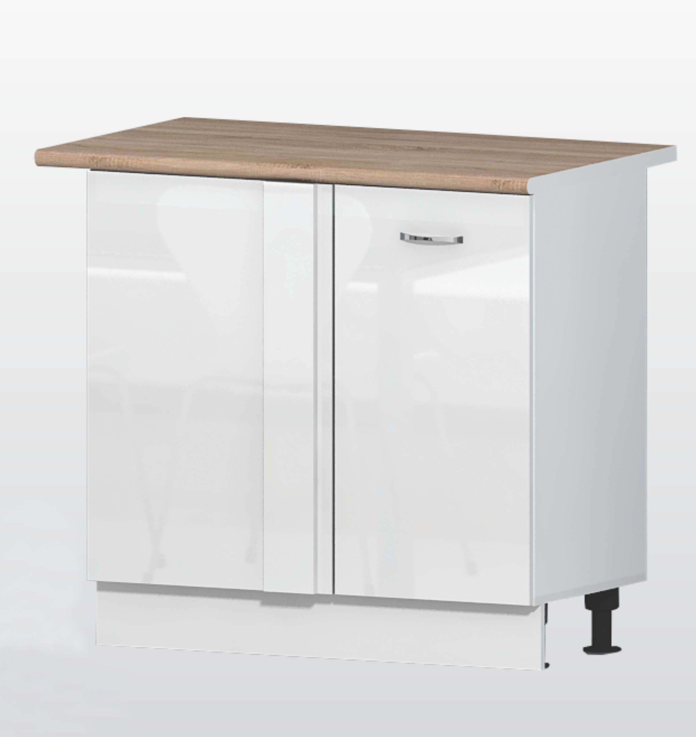 Corp inferior de colt Alis B10, 90x87, alb lucios