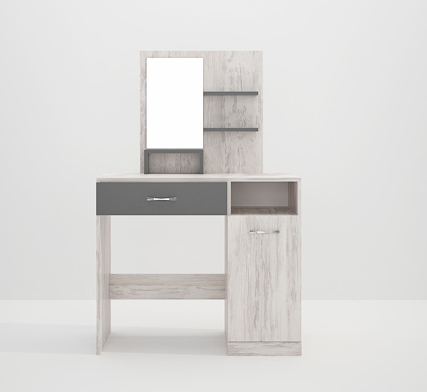 Set dormitor Andreea, blanco/ antracit - imagine 6
