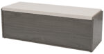 Banca/ lada de depozitare Apolo, 110x38x38, nova kremona/ piele eco crem twist