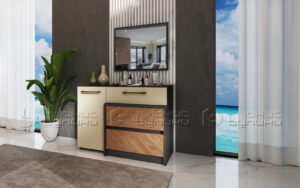 Comoda Dubai, 110(165)x43.5x75, grafit/casmir/denver