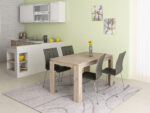 Masa extensibila Havana, 120(160)x80x74, stejar Norte
