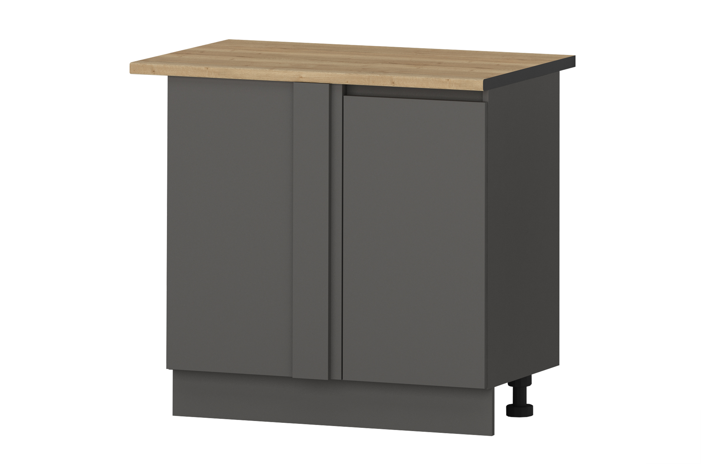 Corp inferior de colt cu usa Leo B10, 90x87, grafit